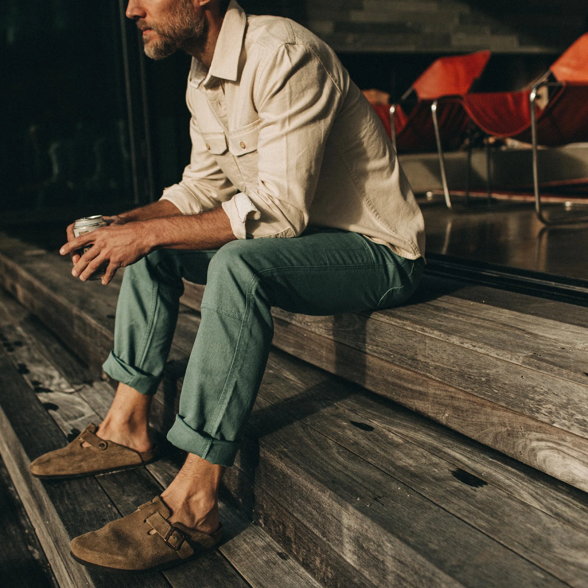 The Chore Pant in Ocean Boss Duck - Image 5
