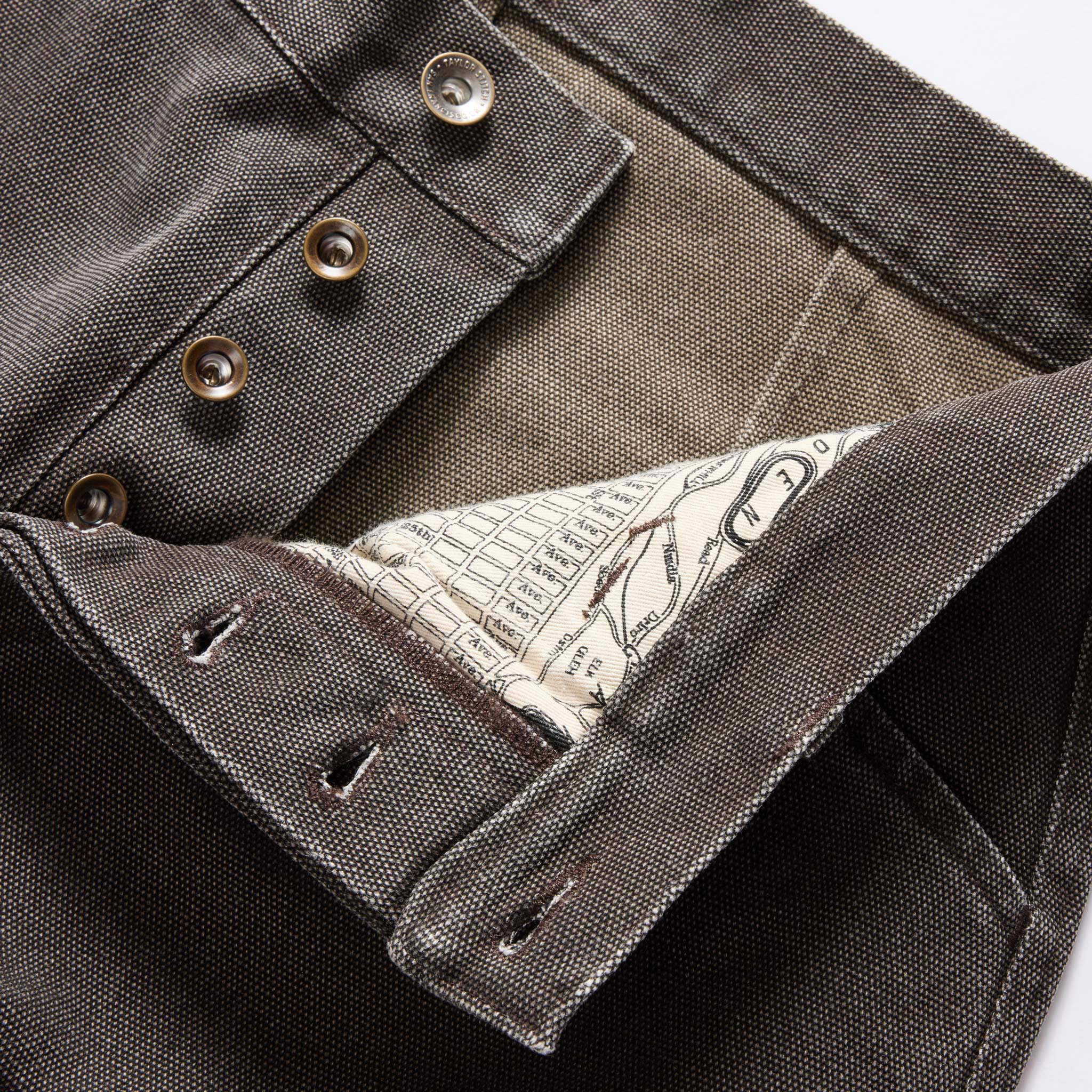 The Chore Pant in Soil Chipped Canvas - Image 6