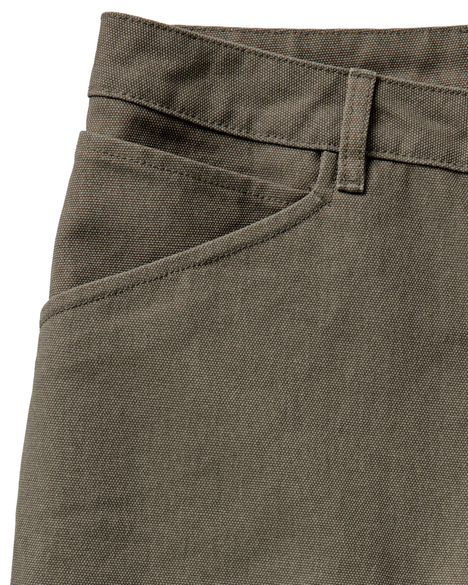 The Chore Pant in Stone Chipped Canvas - Image 5