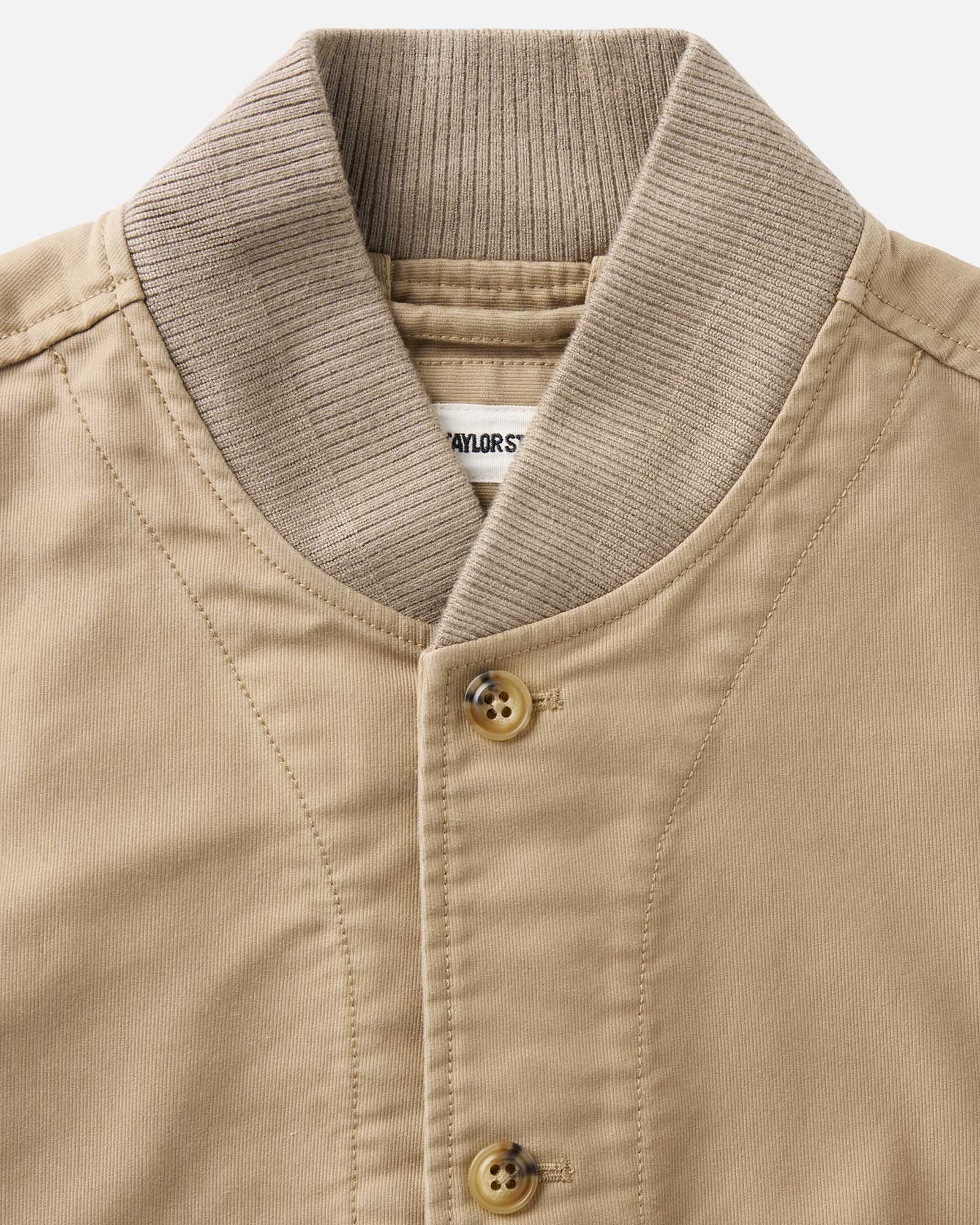 The Clark Bomber in Khaki Bedford Cord - Image 4