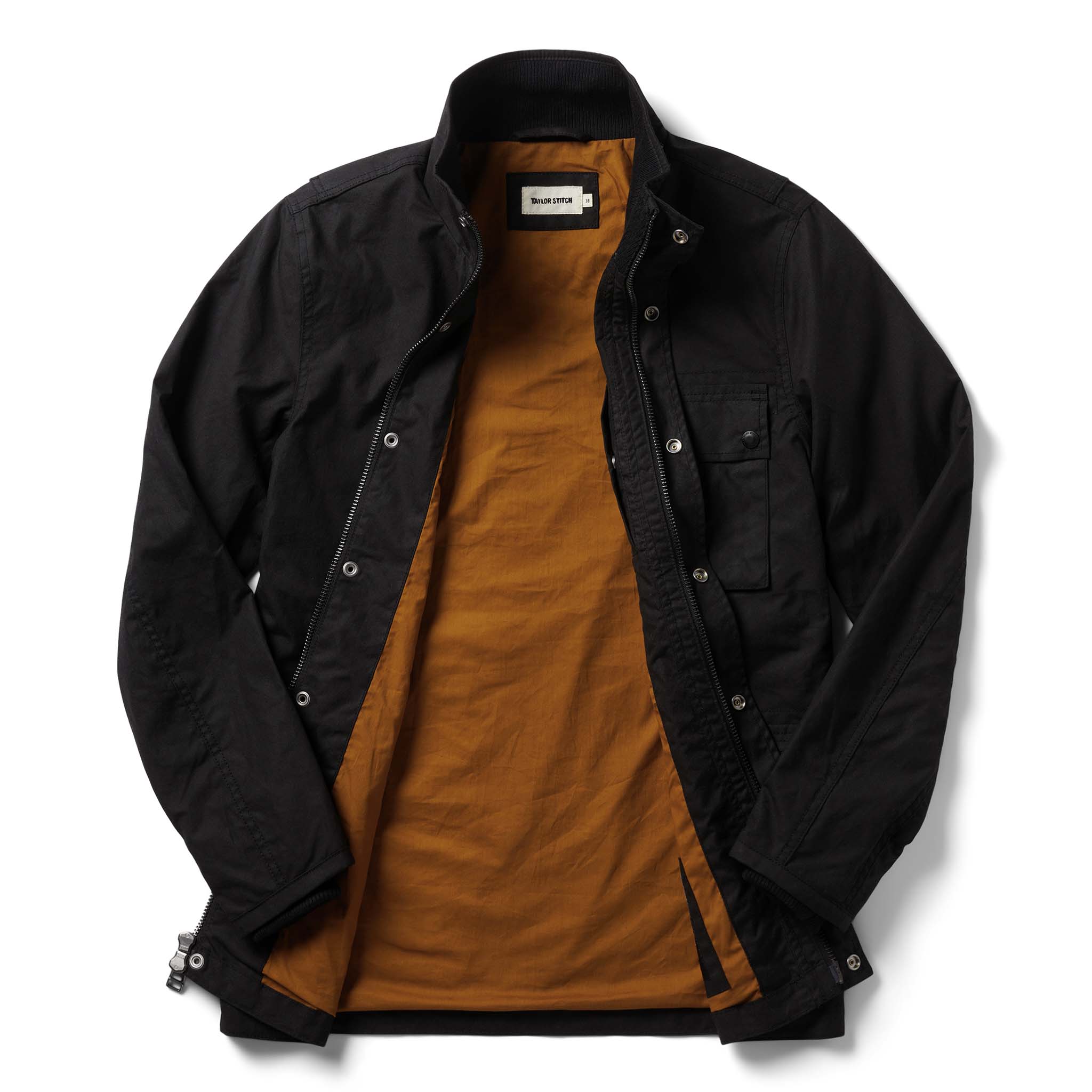 The Clutch Jacket in Coal EverWax - Image 10