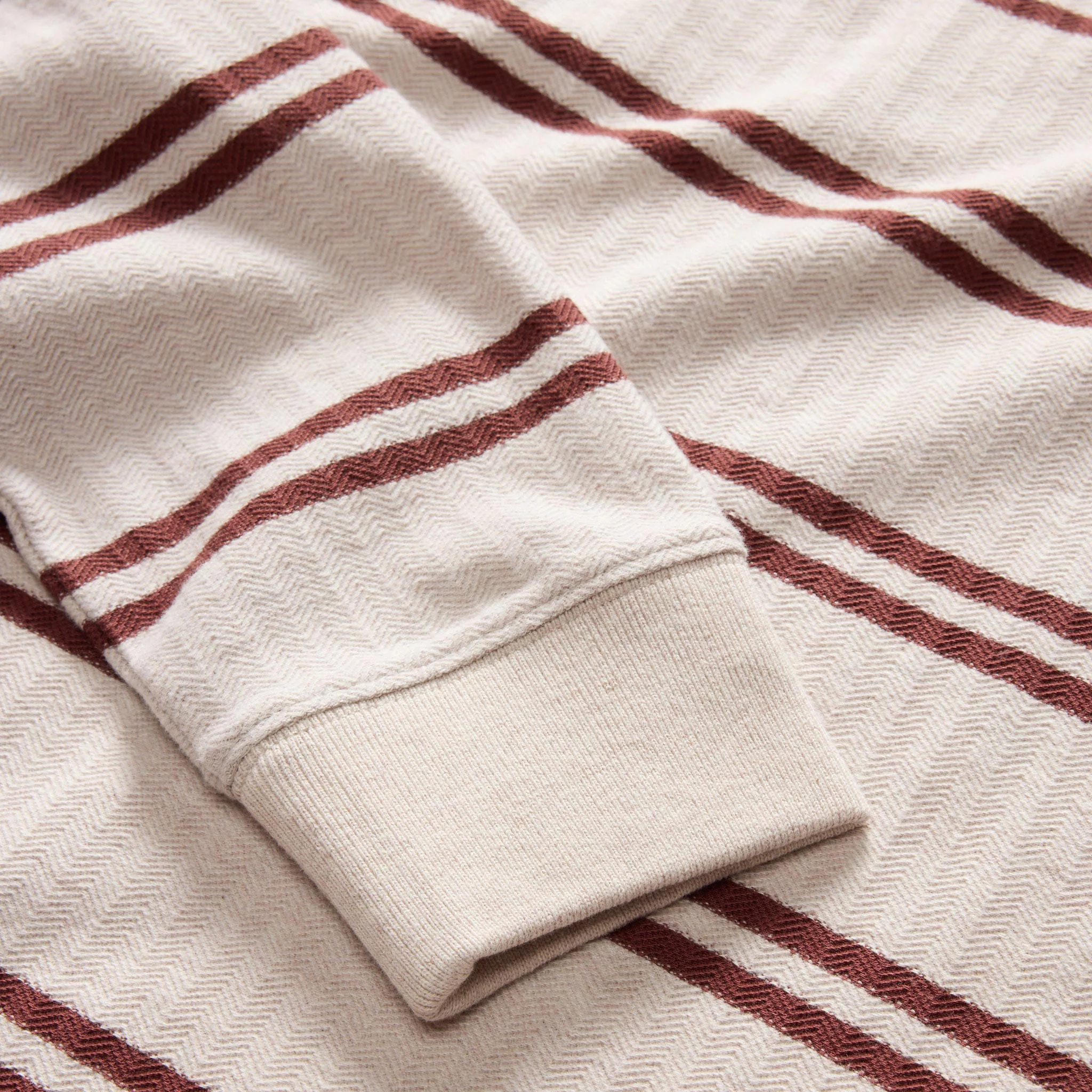 The Colton Crew in Oat Heathered Stripe - Image 6