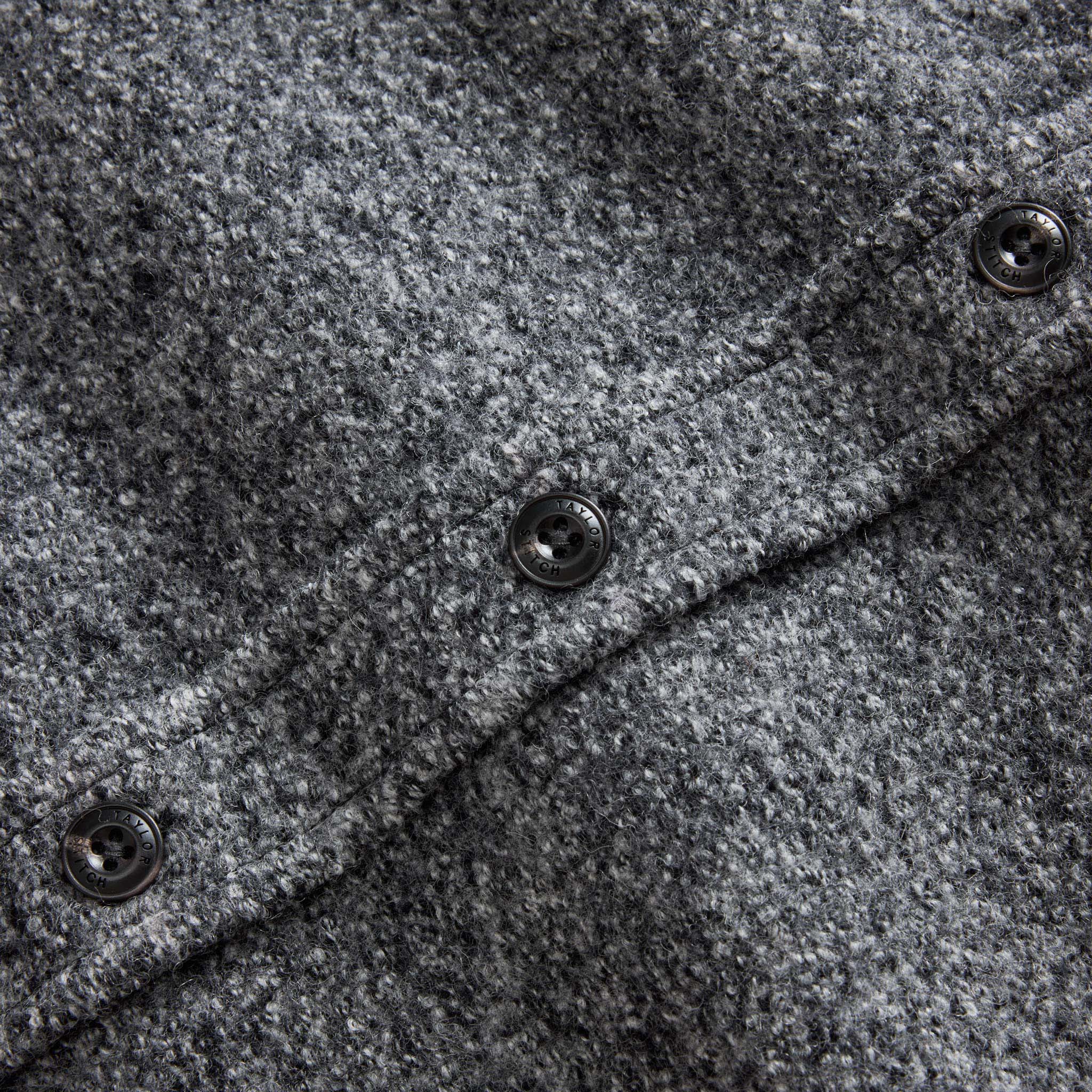 The Connor Overshirt in Heather Ash Boucle - Image 7
