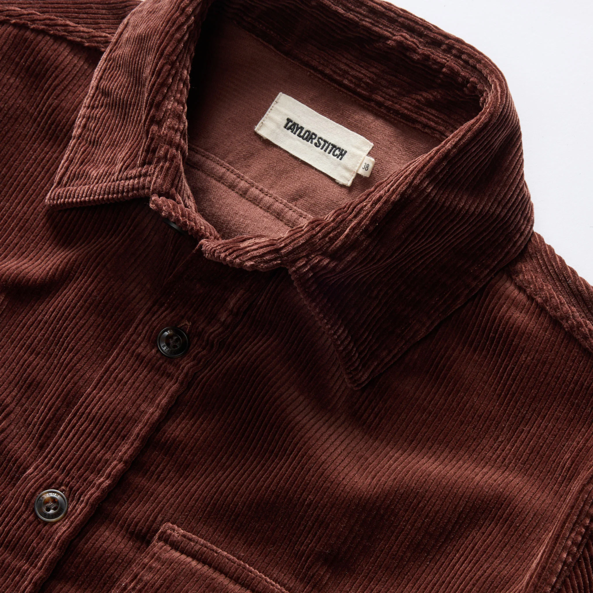 The Connor Shirt in Burgundy Cord - Image 6