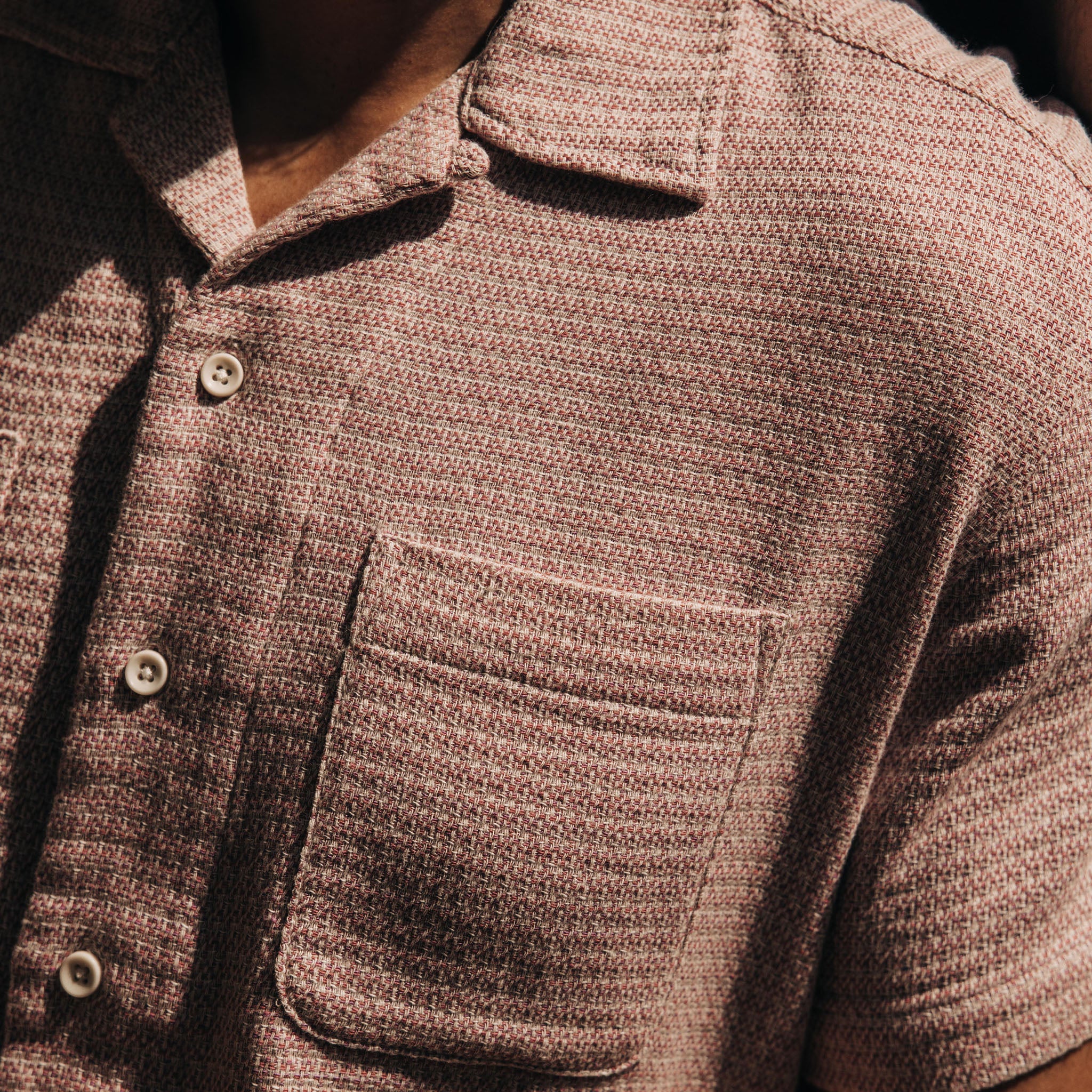 The Conrad Shirt in Orchid Jacquard - Image 3