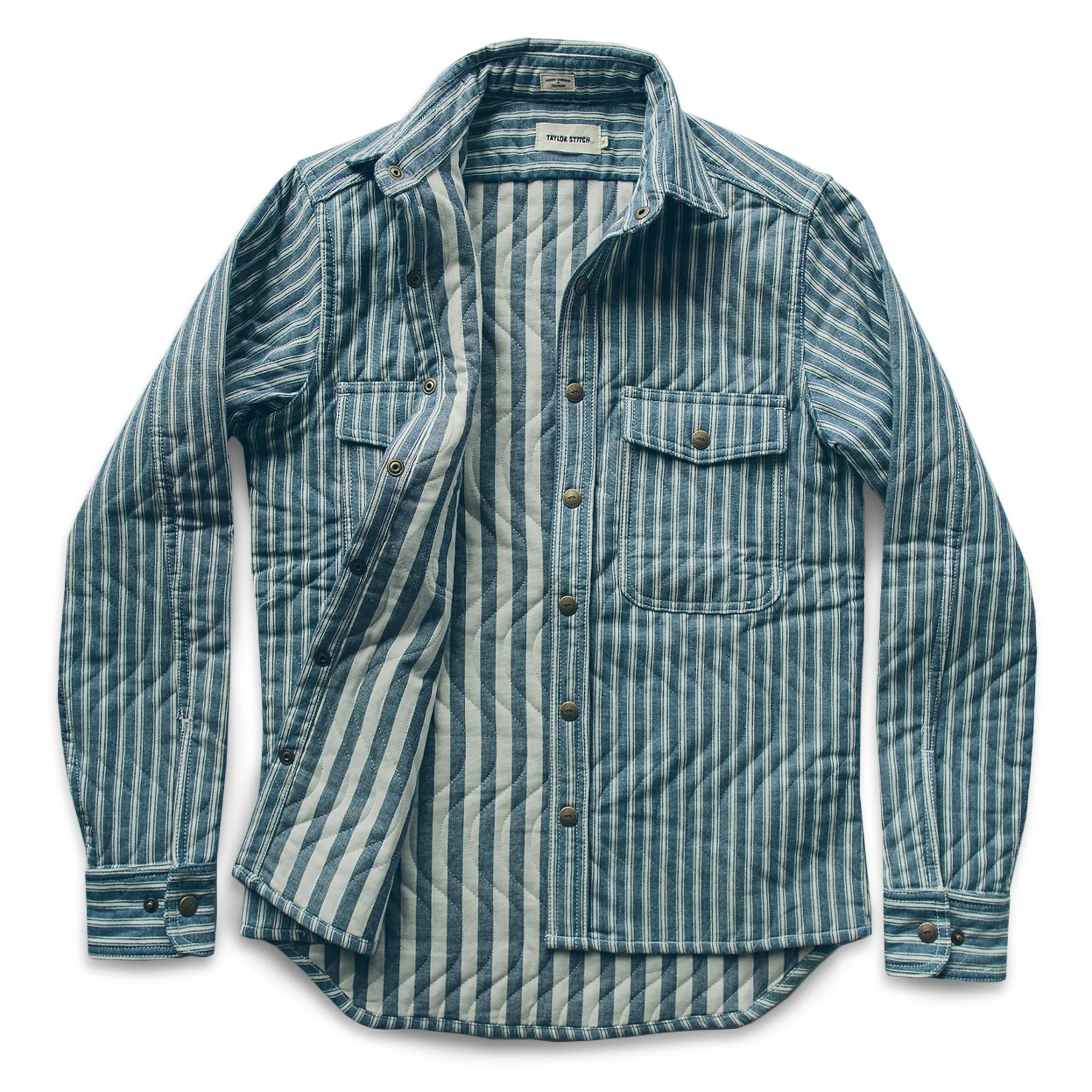 The Chore Jacket in Striped Chambray - Image 9