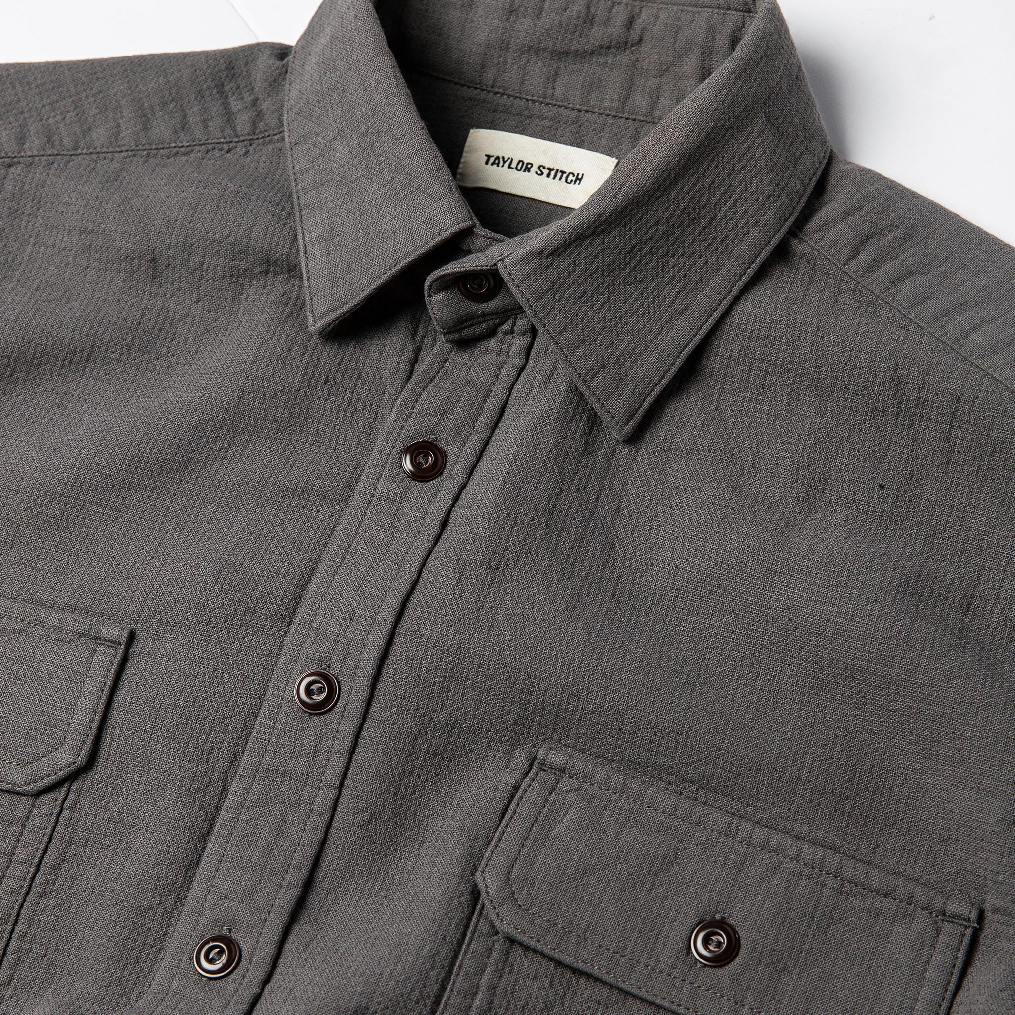 The Corso in Charcoal Double Cloth - Image 6