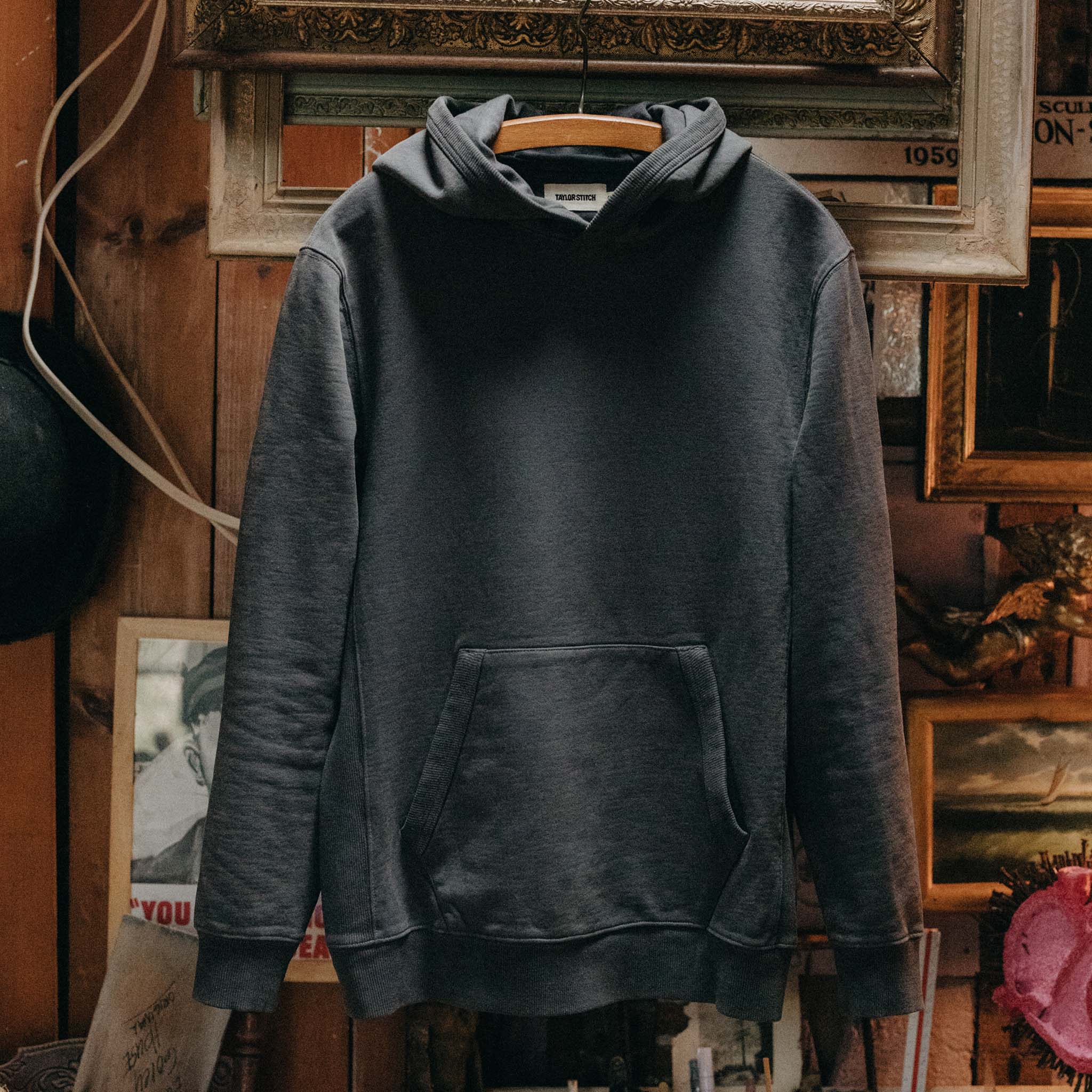 The Cotton Hemp Hoodie in Asphalt - Image 5
