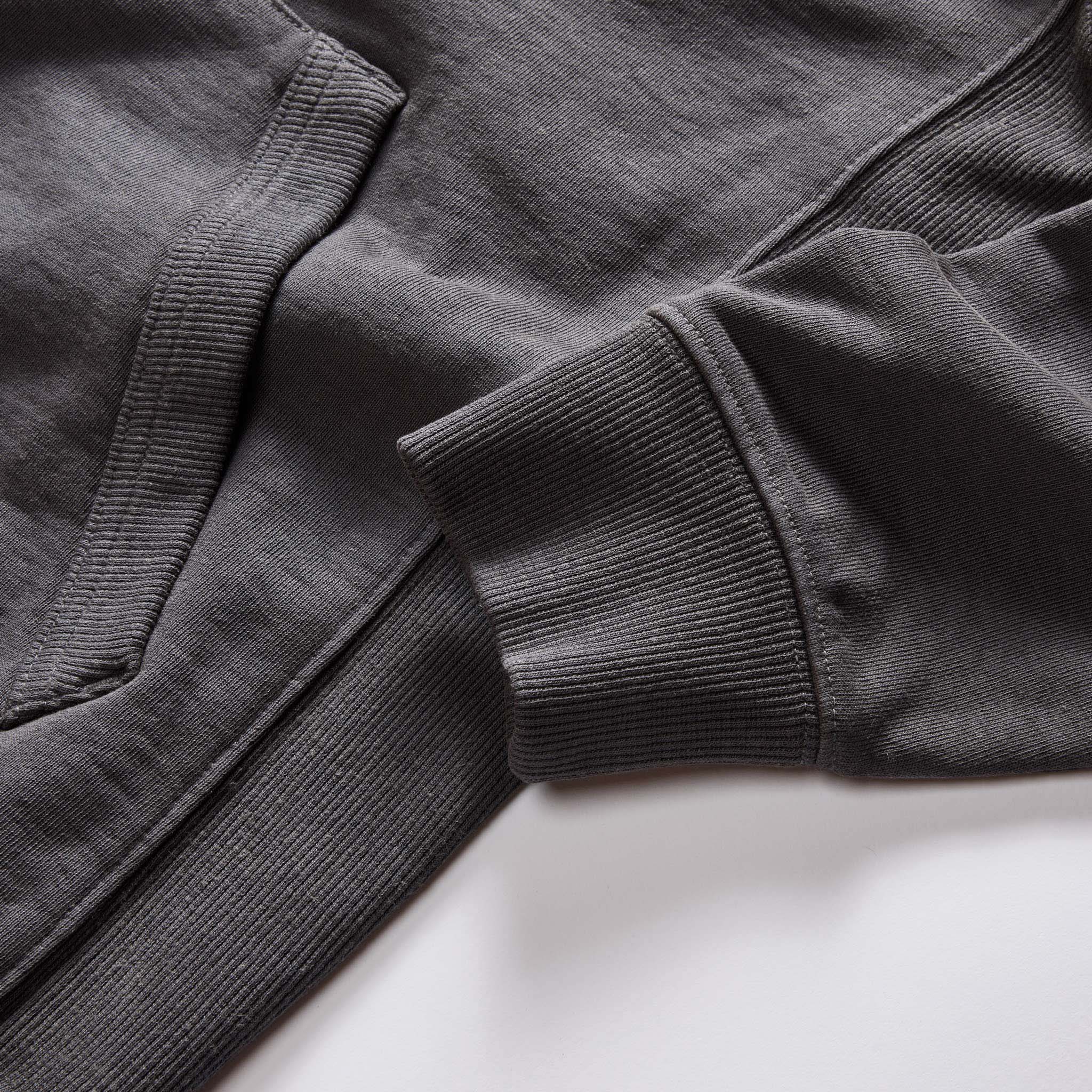 The Cotton Hemp Hoodie in Asphalt - Image 6