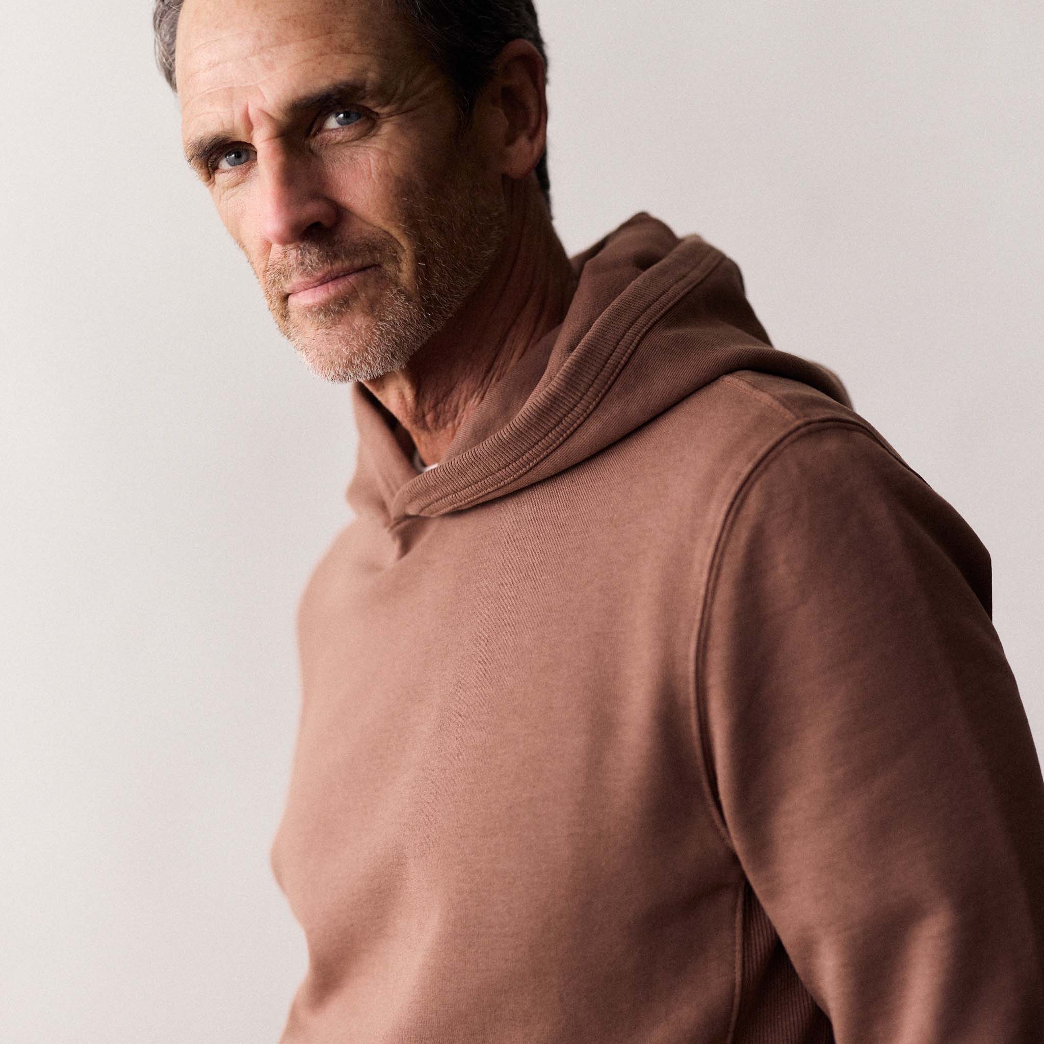 The Cotton Hemp Hoodie in Faded Brick - Image 3