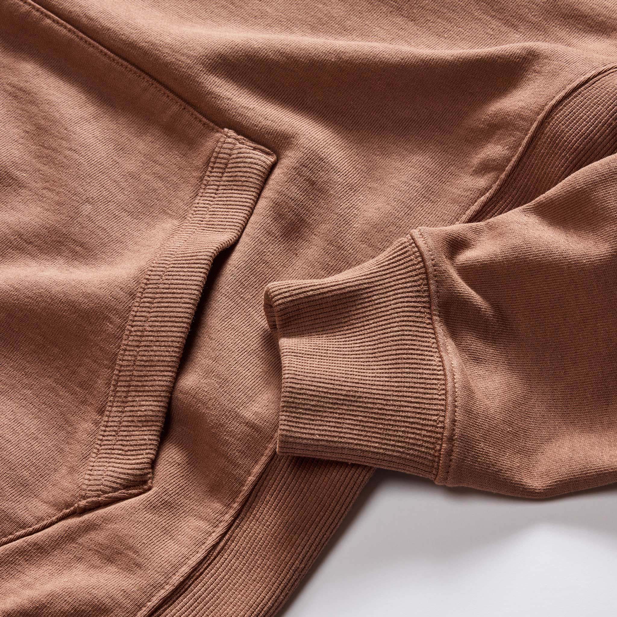 The Cotton Hemp Hoodie in Faded Brick - Image 5