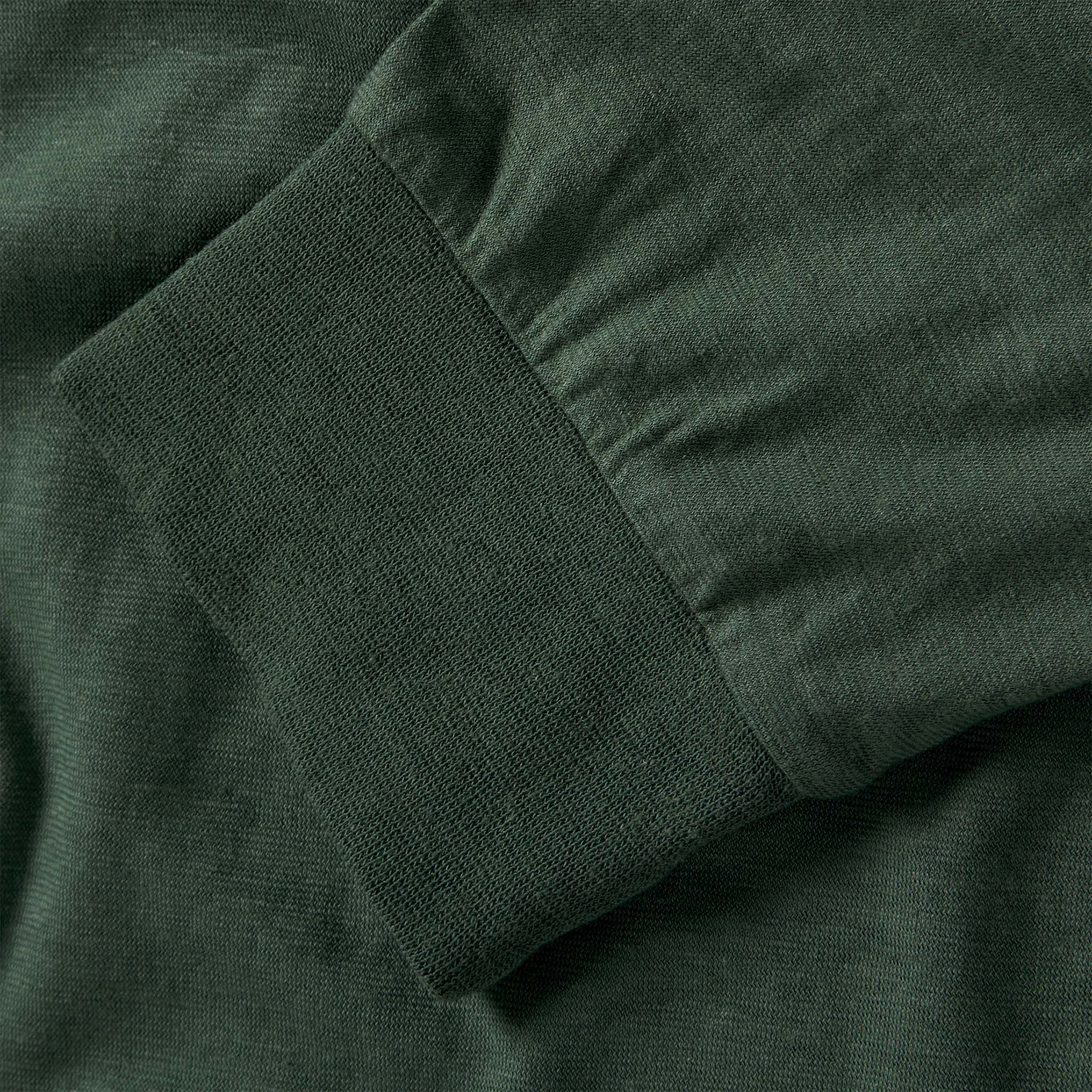 The Cotton Hemp Long Sleeve Tee in Pine - Image 7