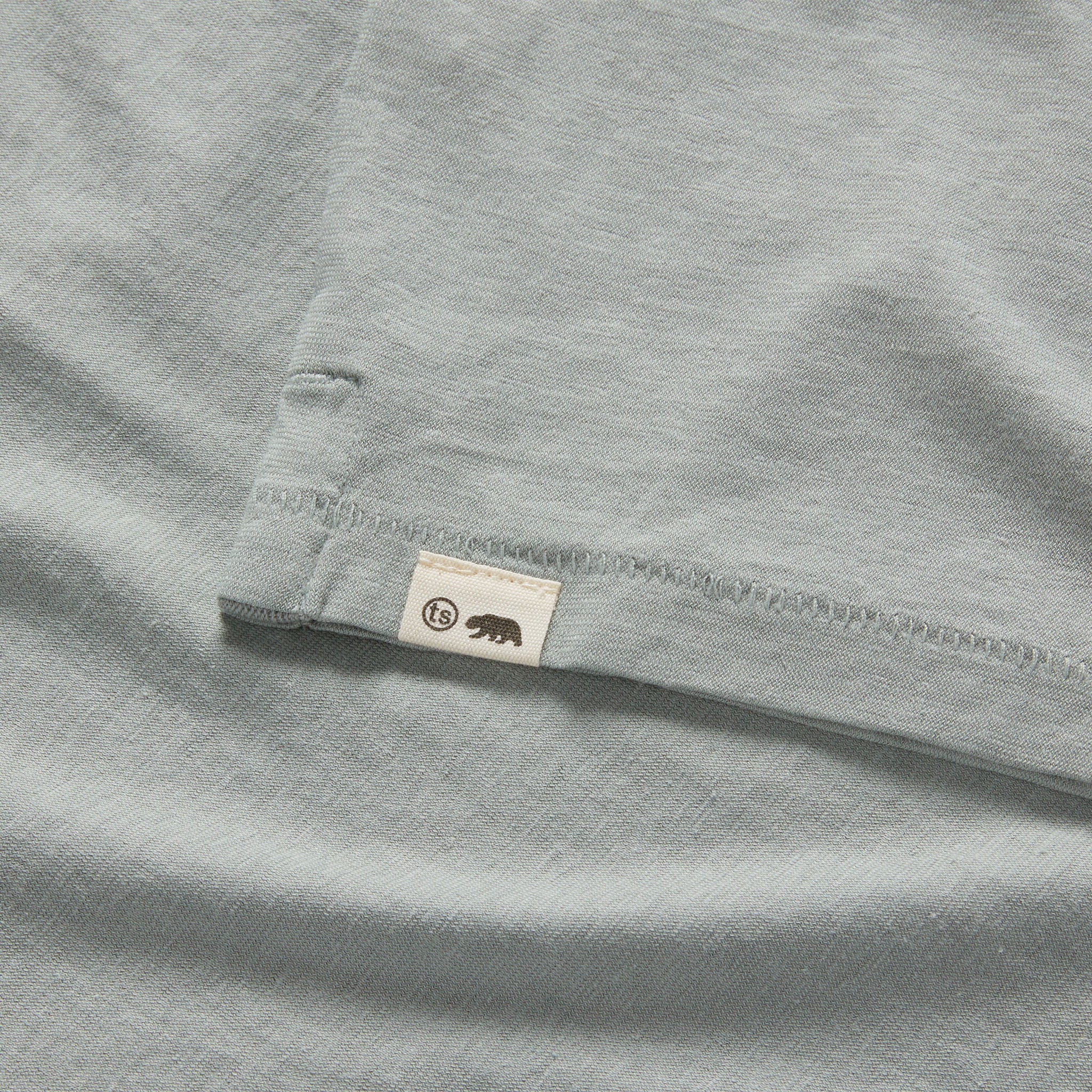 The Cotton Hemp Polo in Slate - Image 6