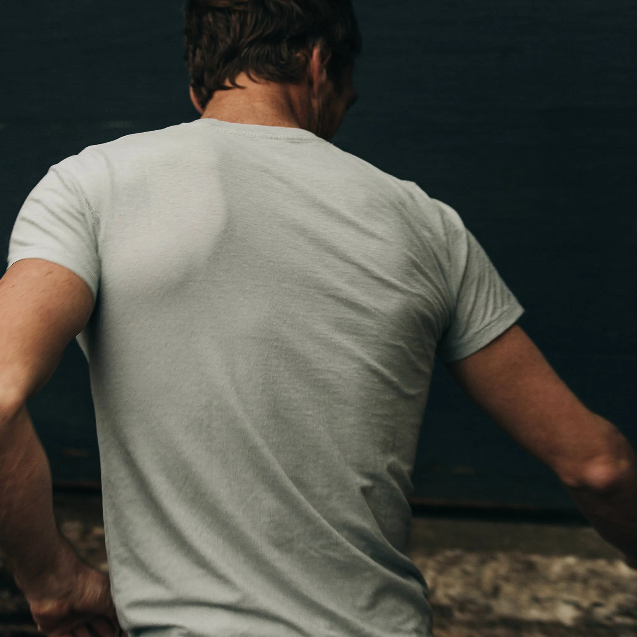 The Cotton Hemp Tee in Bay Mist - Image 4
