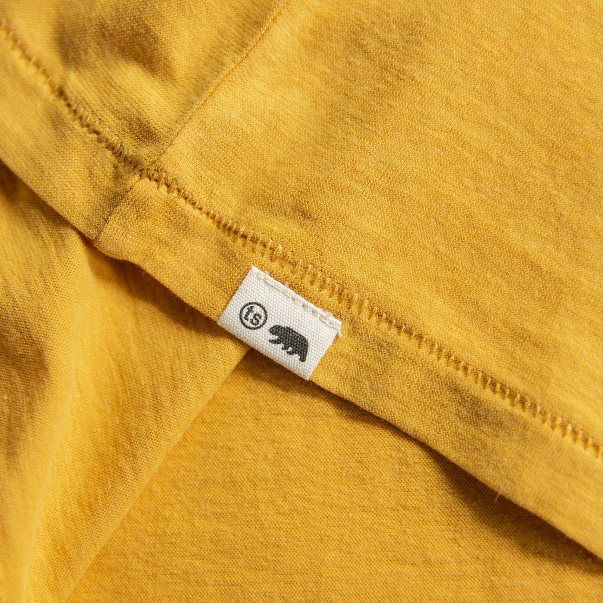 The Cotton Hemp Tee in Canary Eagle - Image 7
