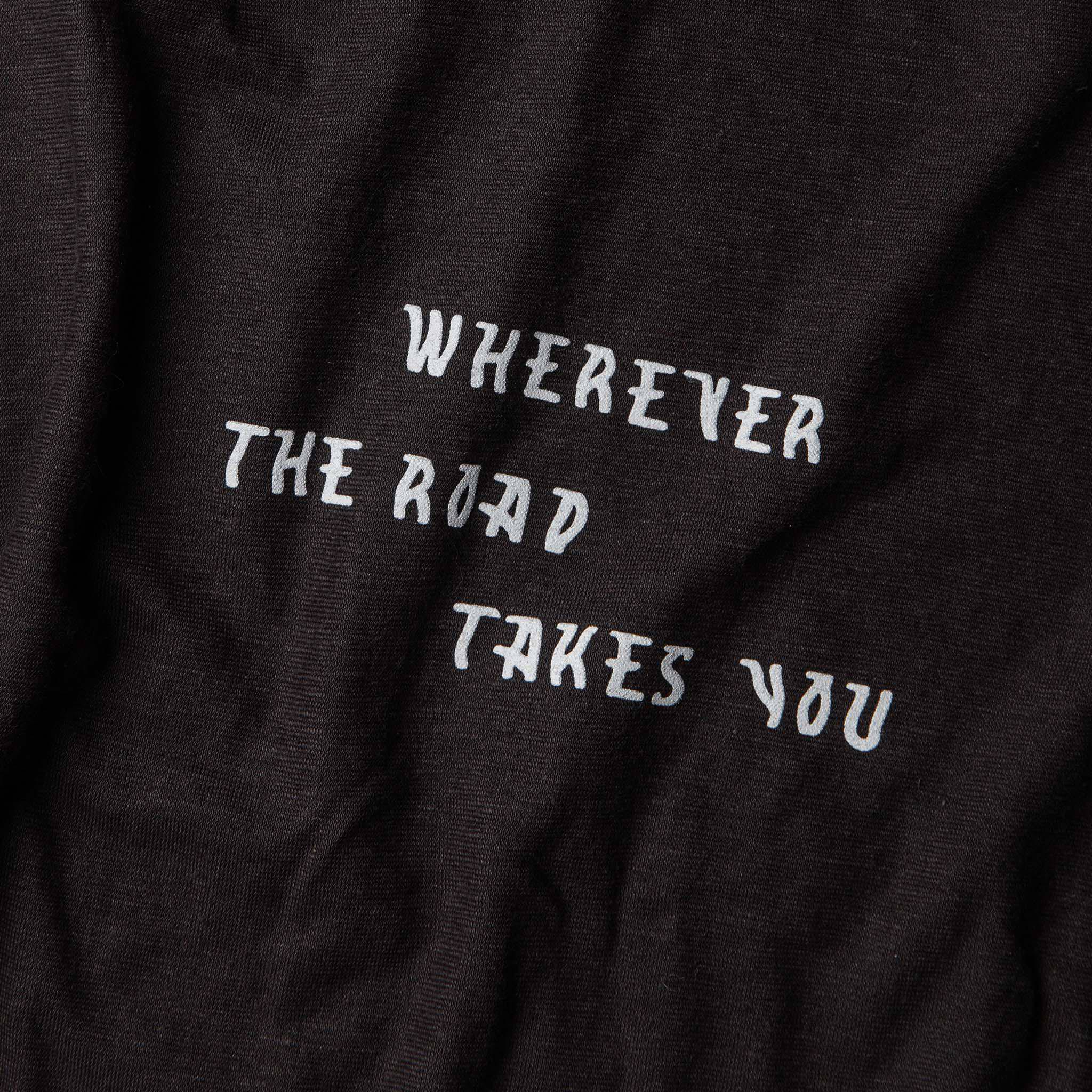 The Cotton Hemp Tee in Charcoal Open Road - Image 2