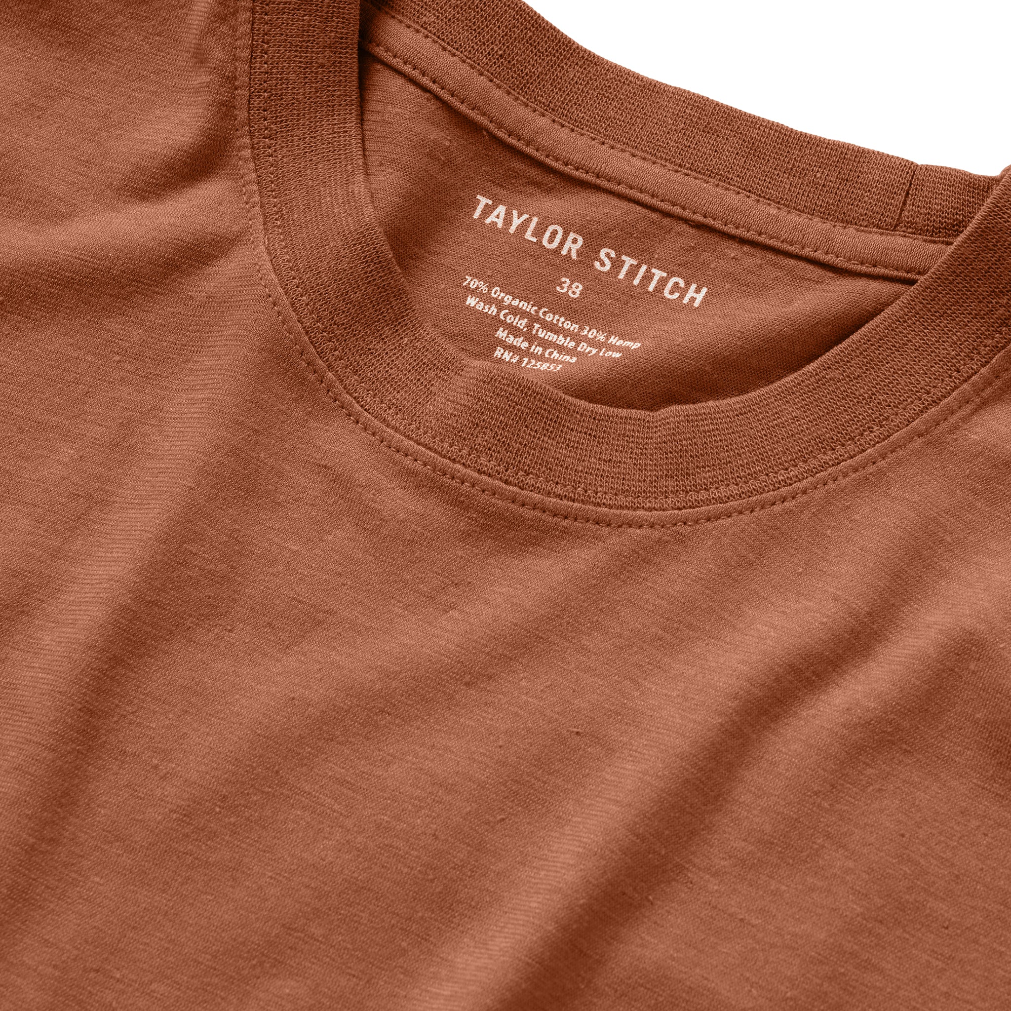 The Cotton Hemp Tee in Copper - Image 5