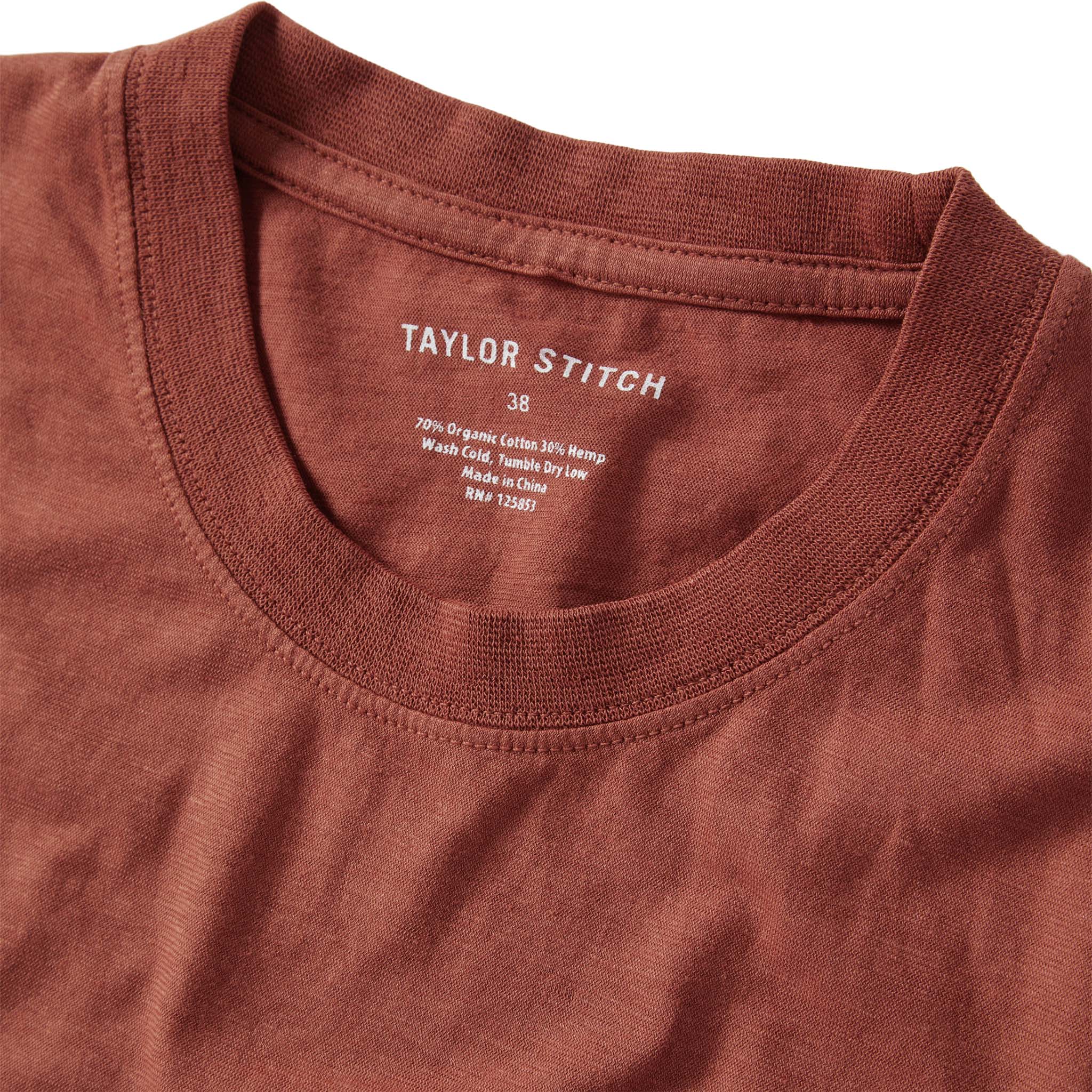 The Cotton Hemp Tee in Engine - Image 5