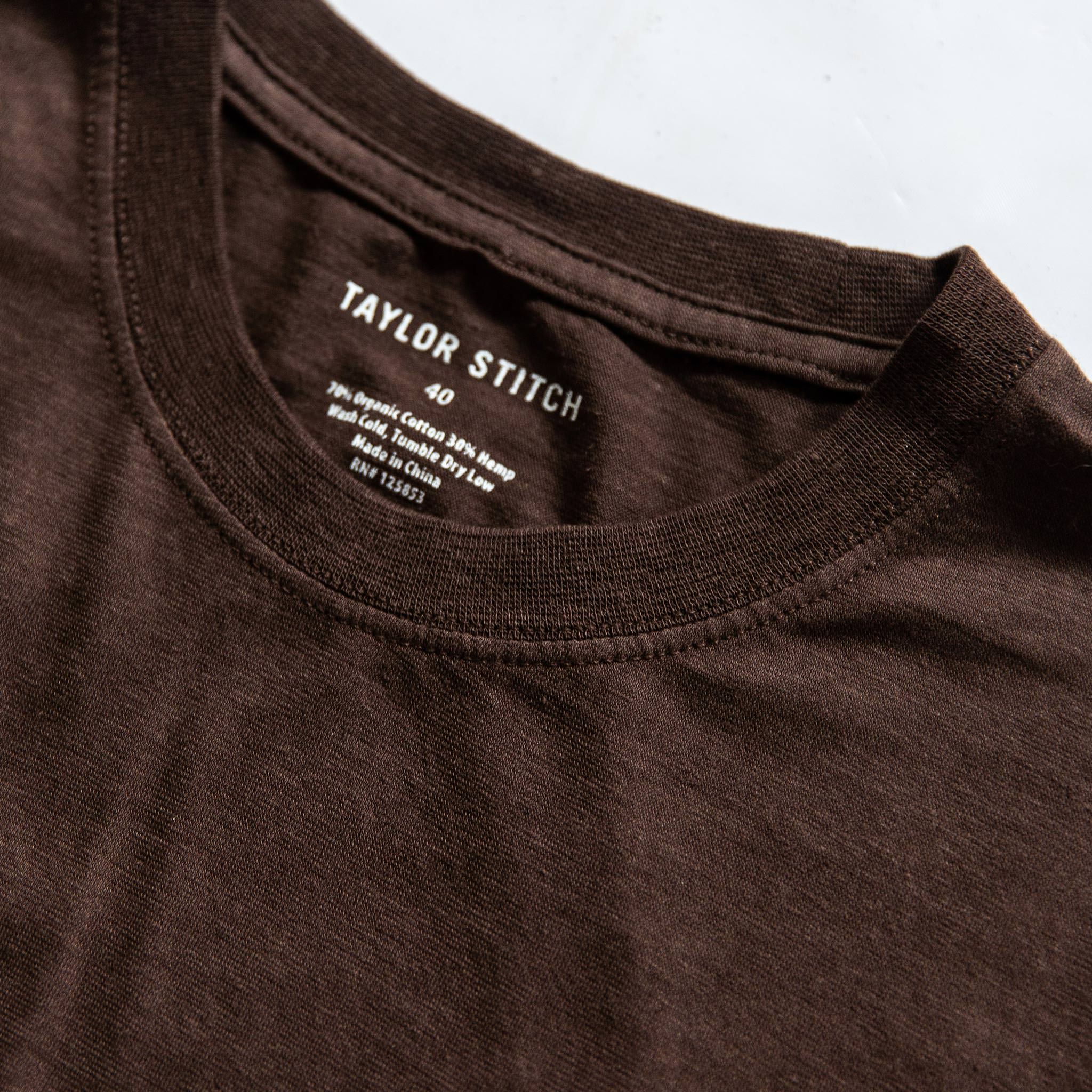 The Cotton Hemp Tee in Espresso Todo Chido - Image 5