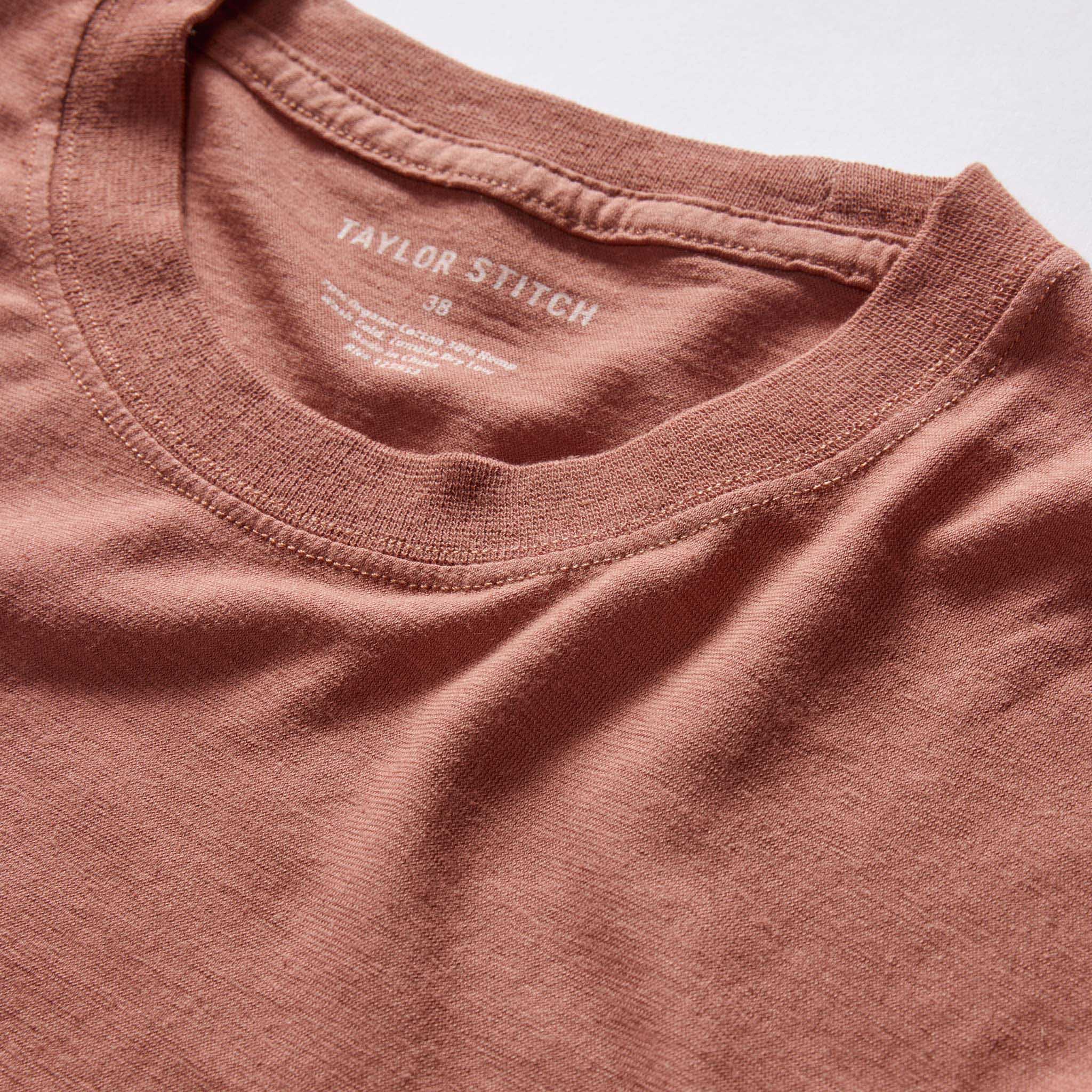 The Cotton Hemp Tee in Fired Clay - Image 5