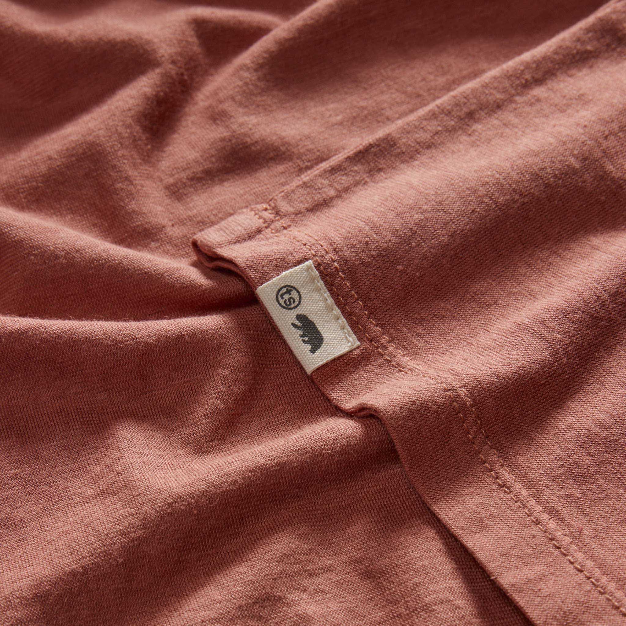 The Cotton Hemp Tee in Fired Clay - Image 6