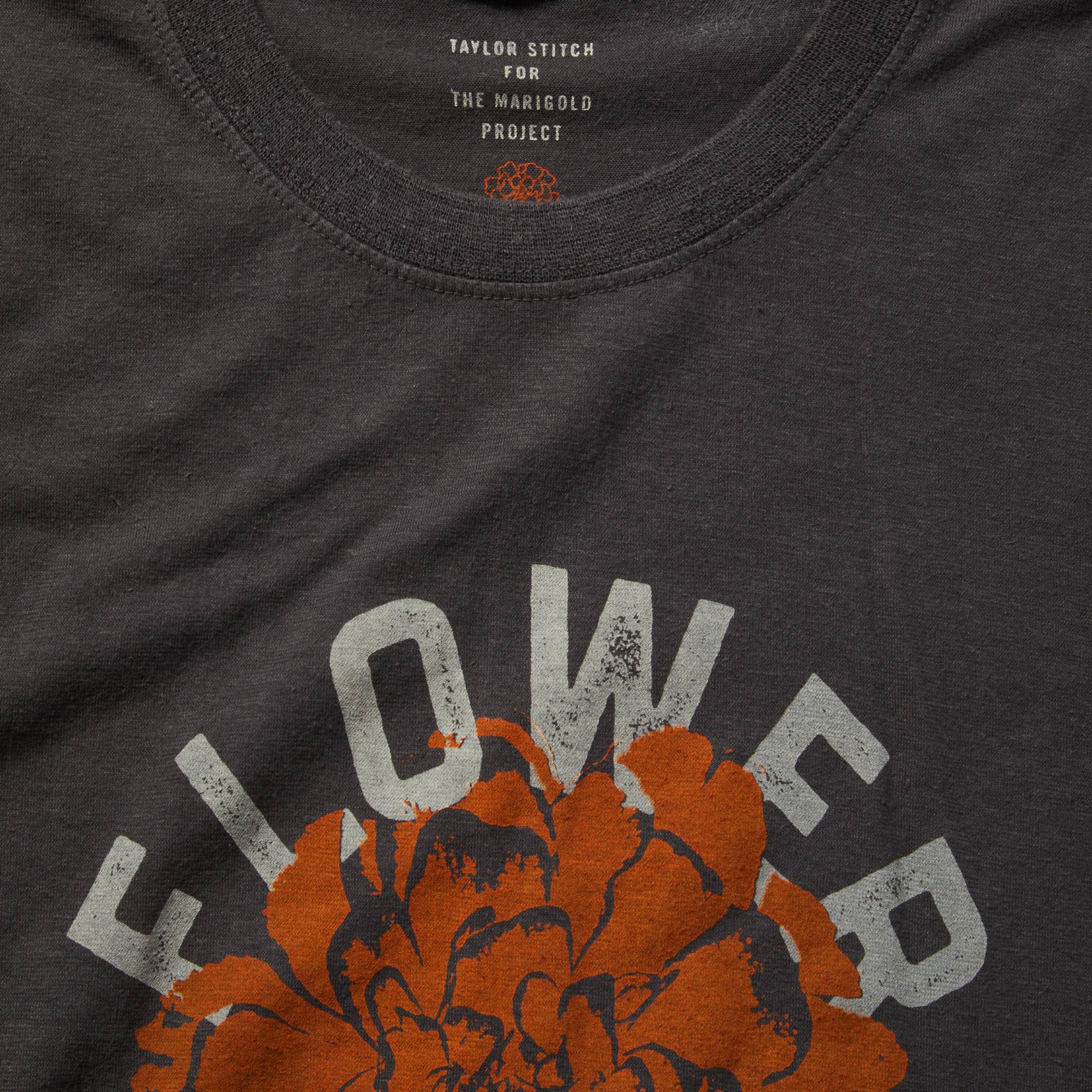 The Cotton Hemp Tee in Flower Power - Image 5