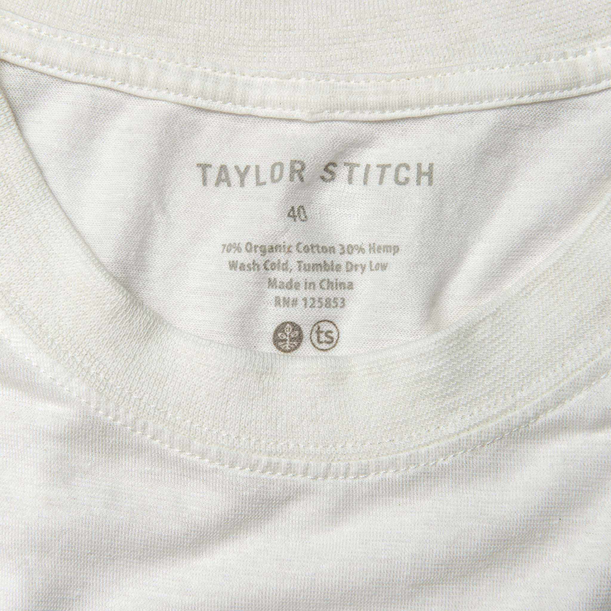 The Cotton Hemp Tee in Natural Give to Get - Image 3