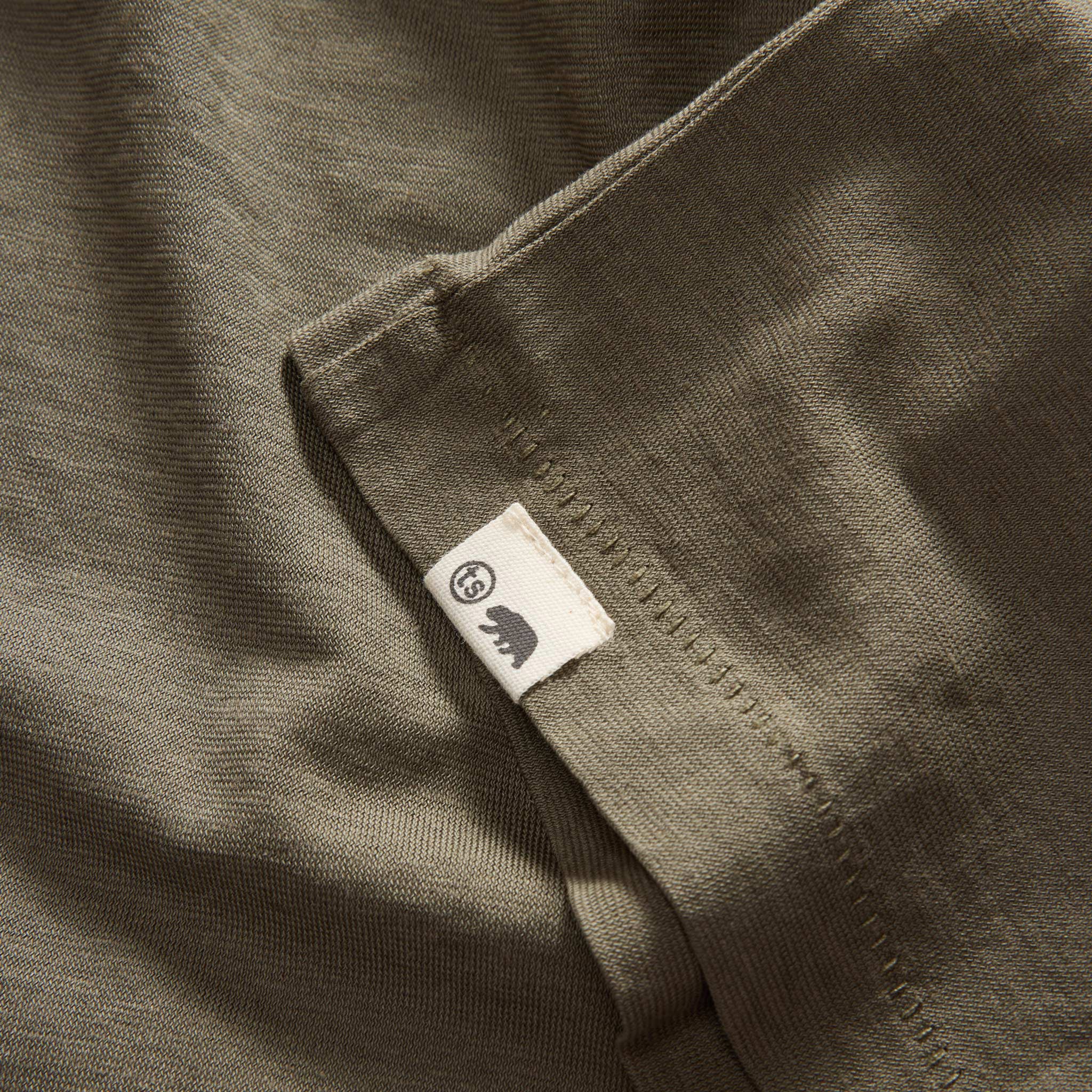 The Cotton Hemp Tee in Olive - Image 6