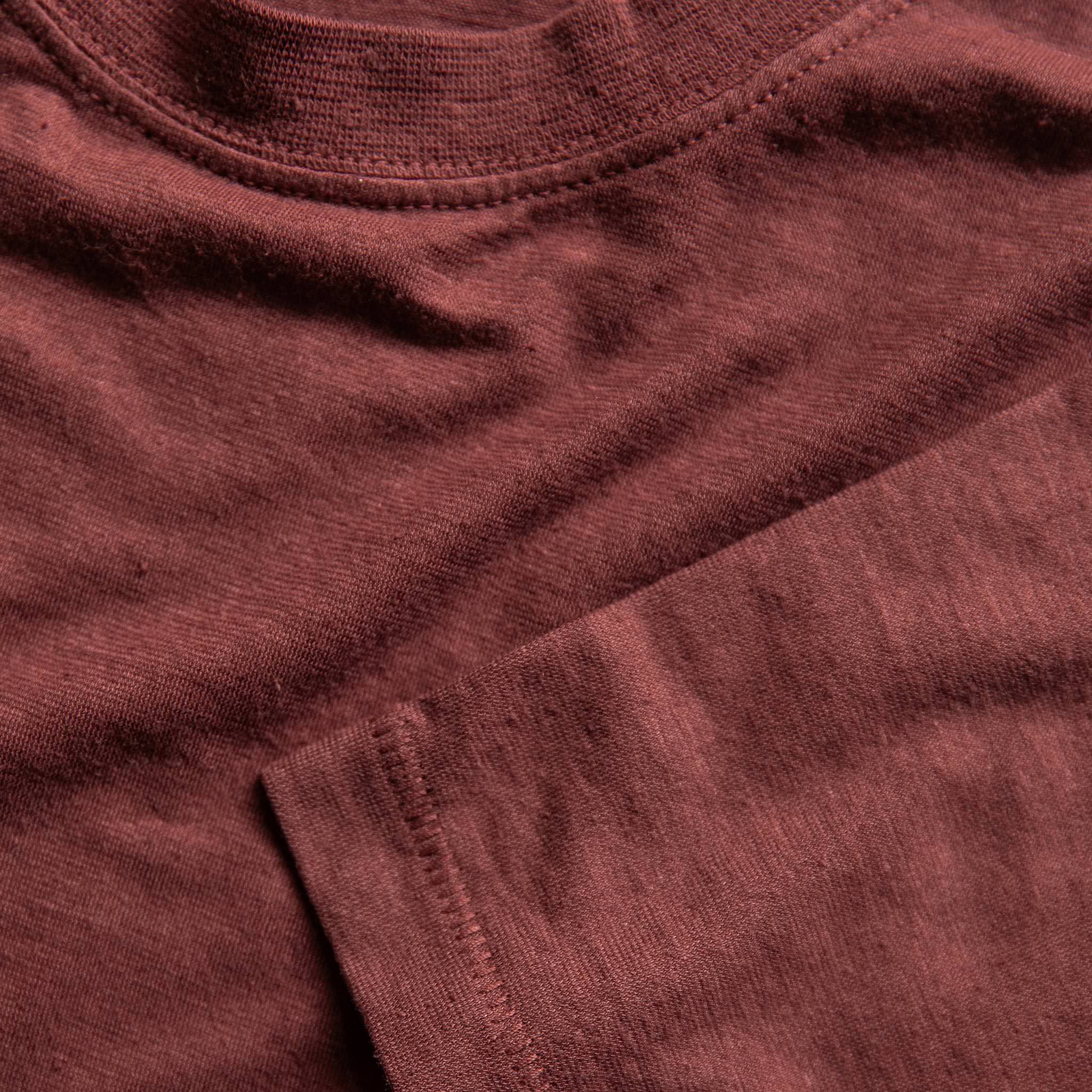 The Cotton Hemp Tee in Rust - Image 6