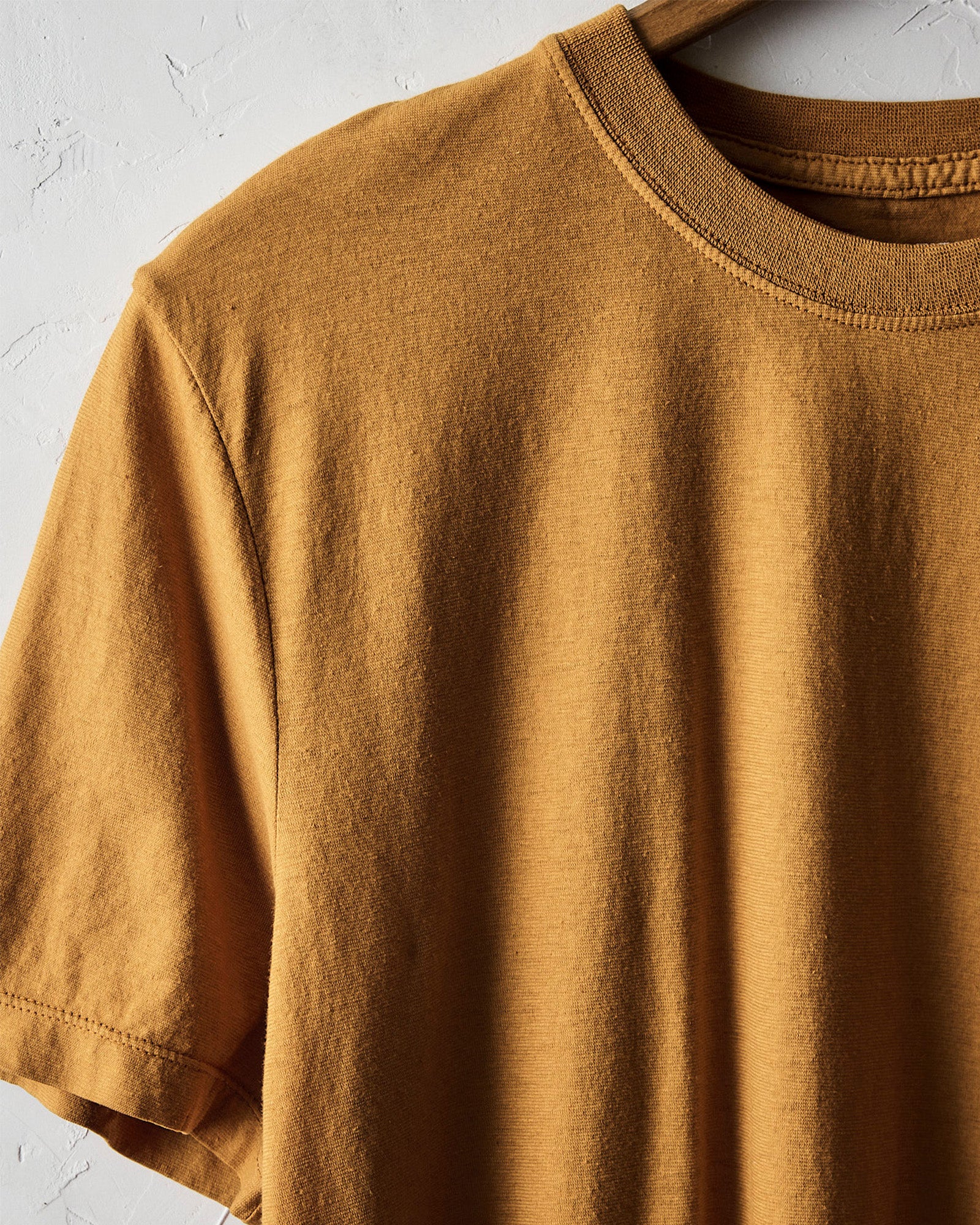 The Cotton Hemp Tee in Saffron - Image 5