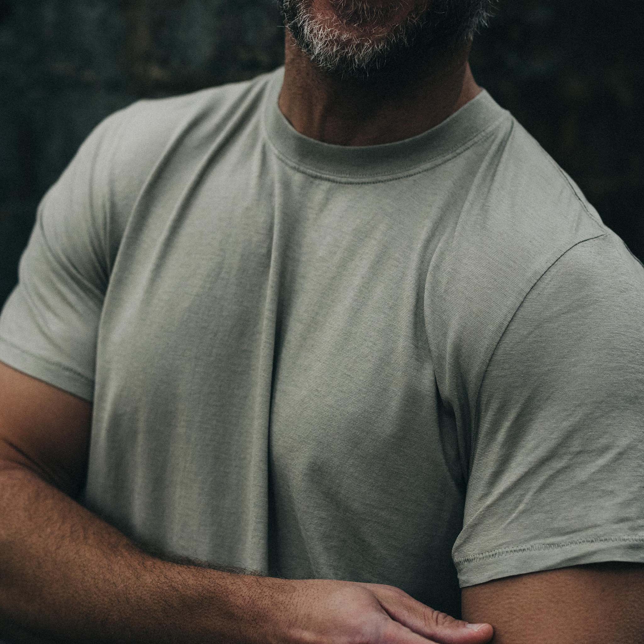 The Cotton Hemp Tee in Sagebrush - Image 3