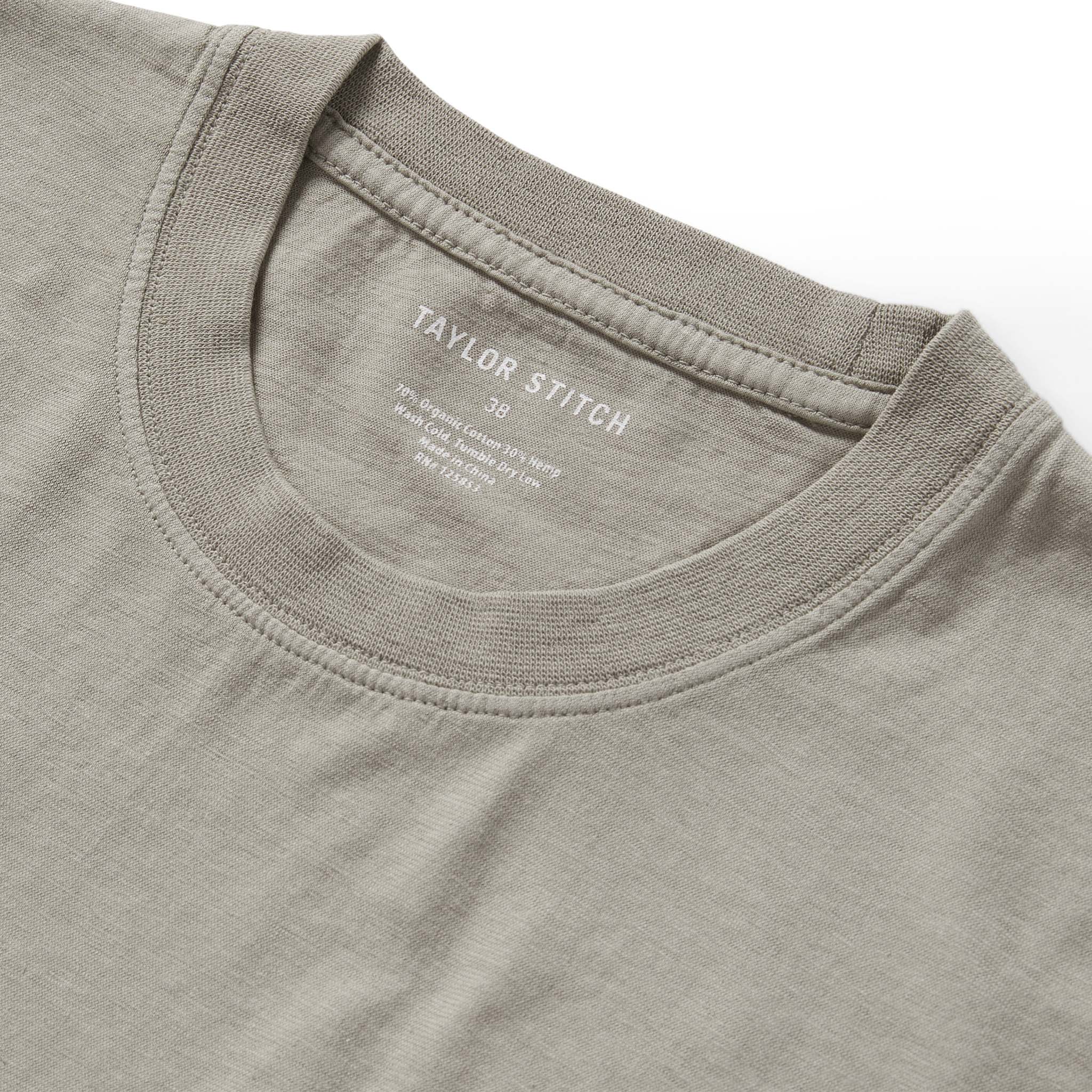 The Cotton Hemp Tee in Sagebrush - Image 4