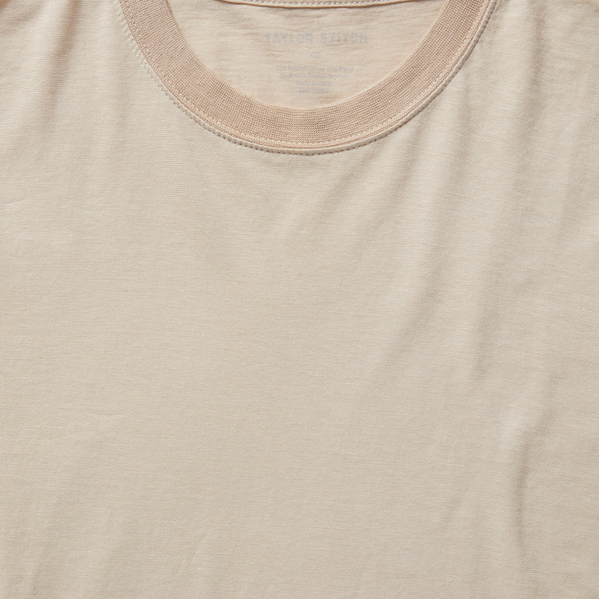 The Cotton Hemp Tee in Sand - Image 7