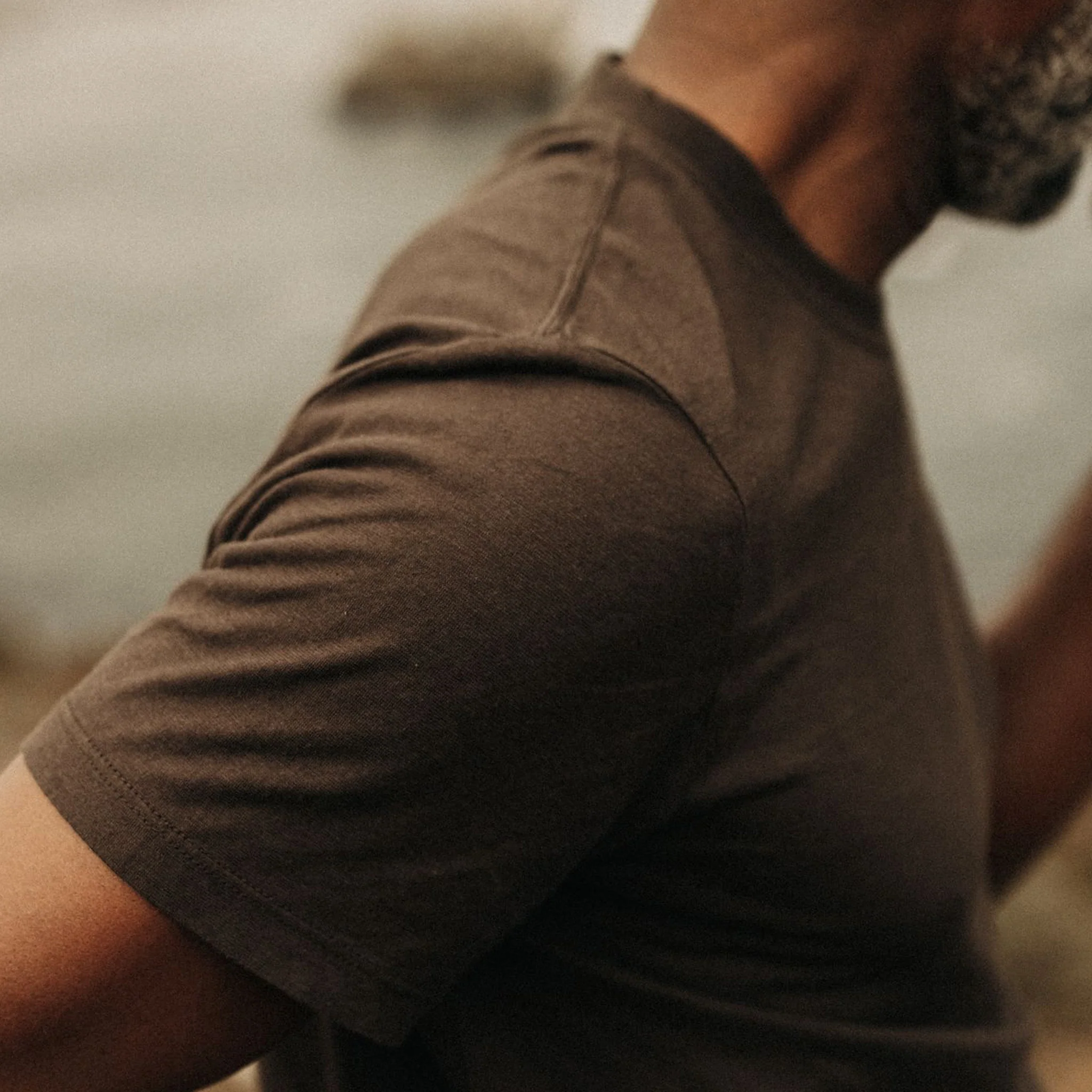 The Cotton Hemp Tee in Soil - Image 3