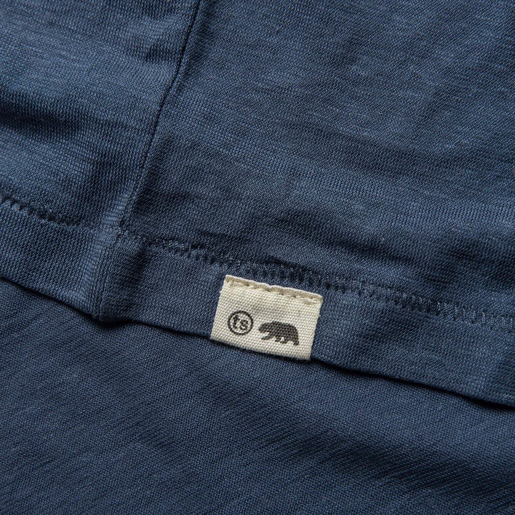 The Cotton Hemp Tee in Steel Blue - Image 7