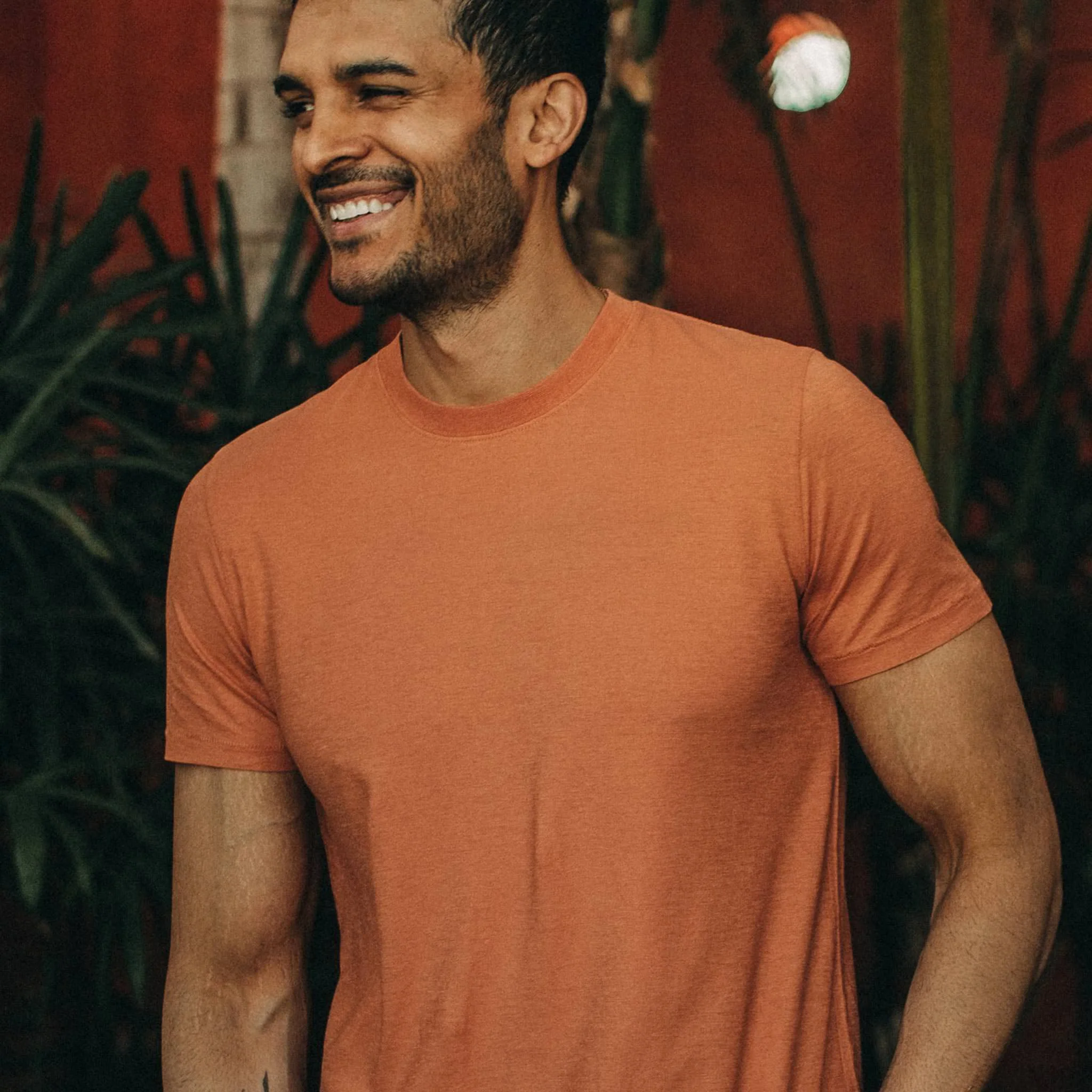 The Cotton Hemp Tee in Sunburn - Image 3