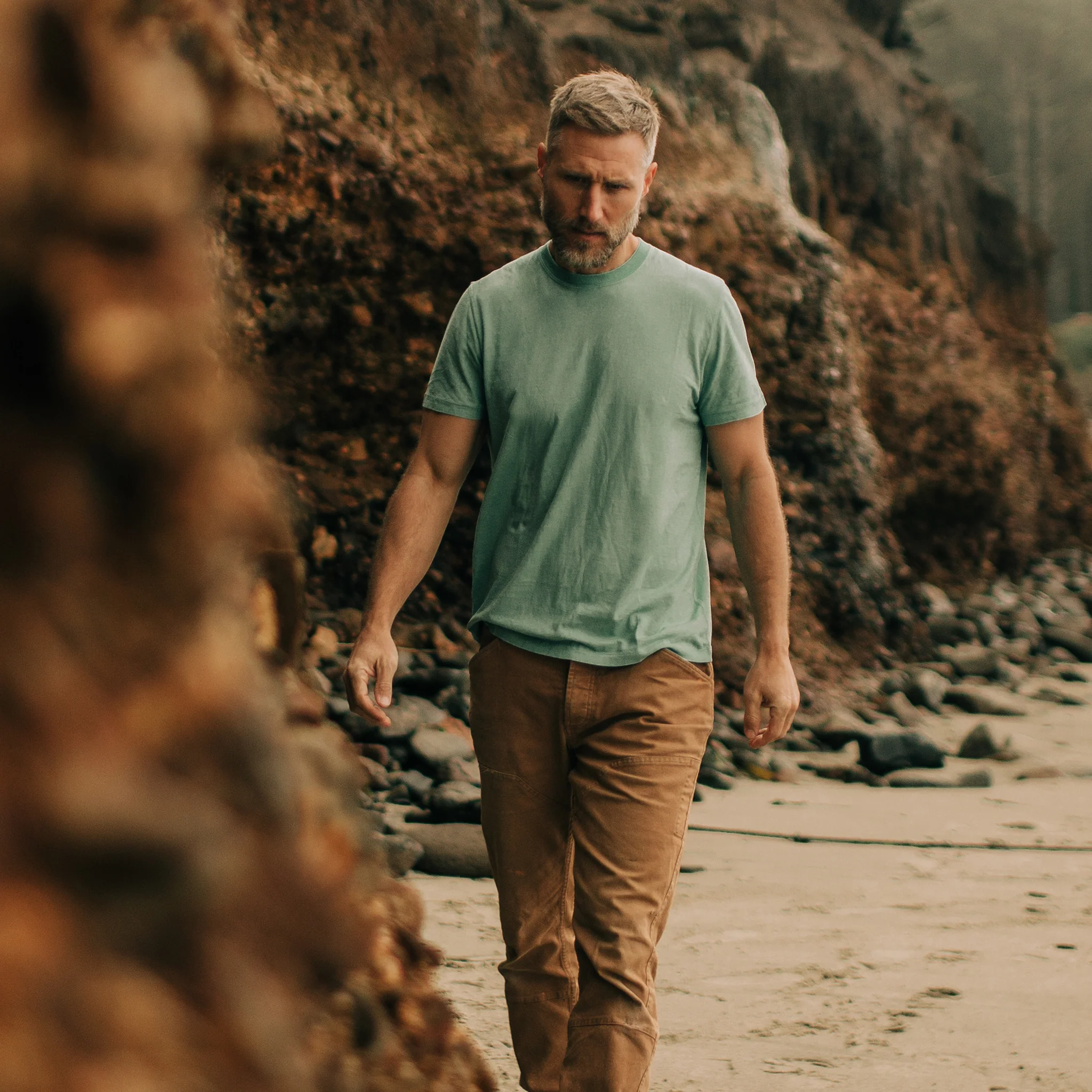 The Cotton Hemp Tee in Teal - Image 3
