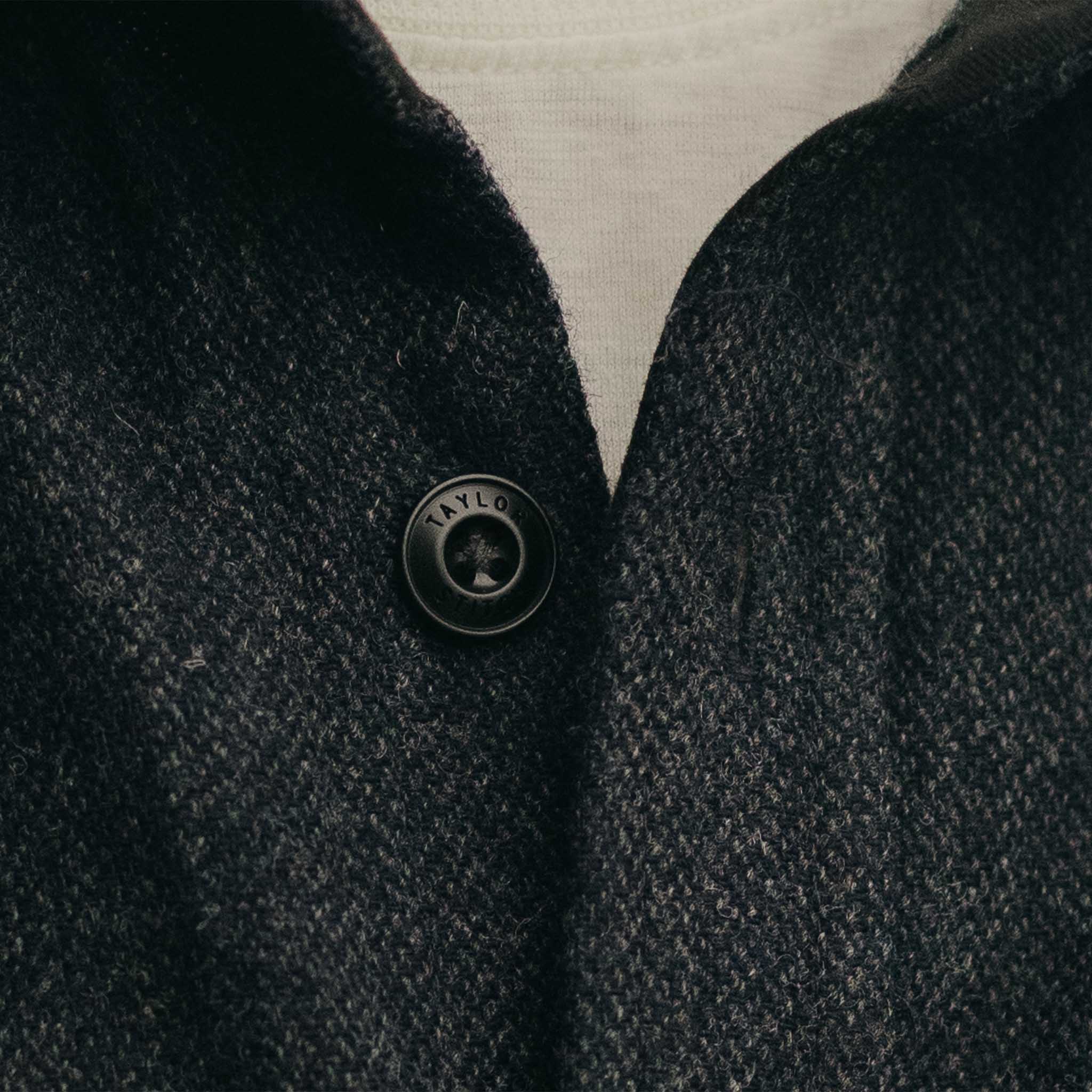 The CPO Shirt in Marine Tweed Wool - Image 4