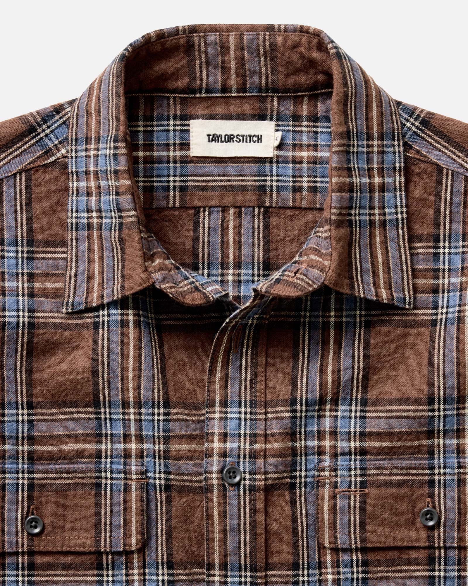 The Craftsman Shirt in Brick Plaid - Image 6