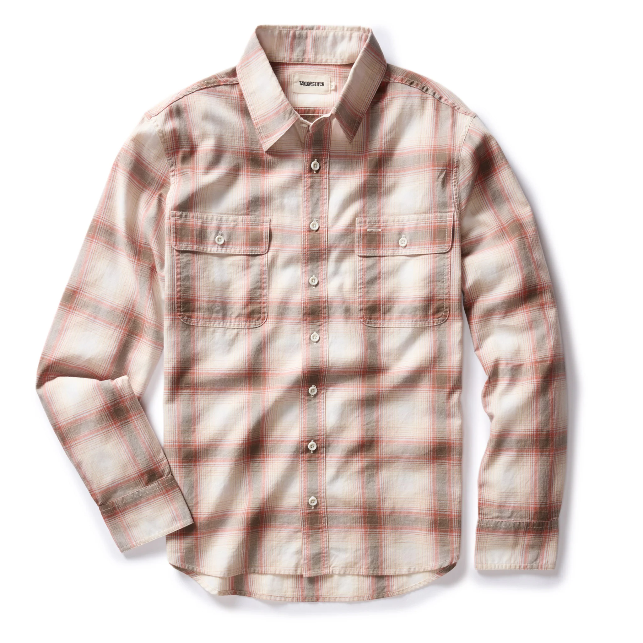 The Craftsman Shirt in Brick Shadow Plaid - Image 5
