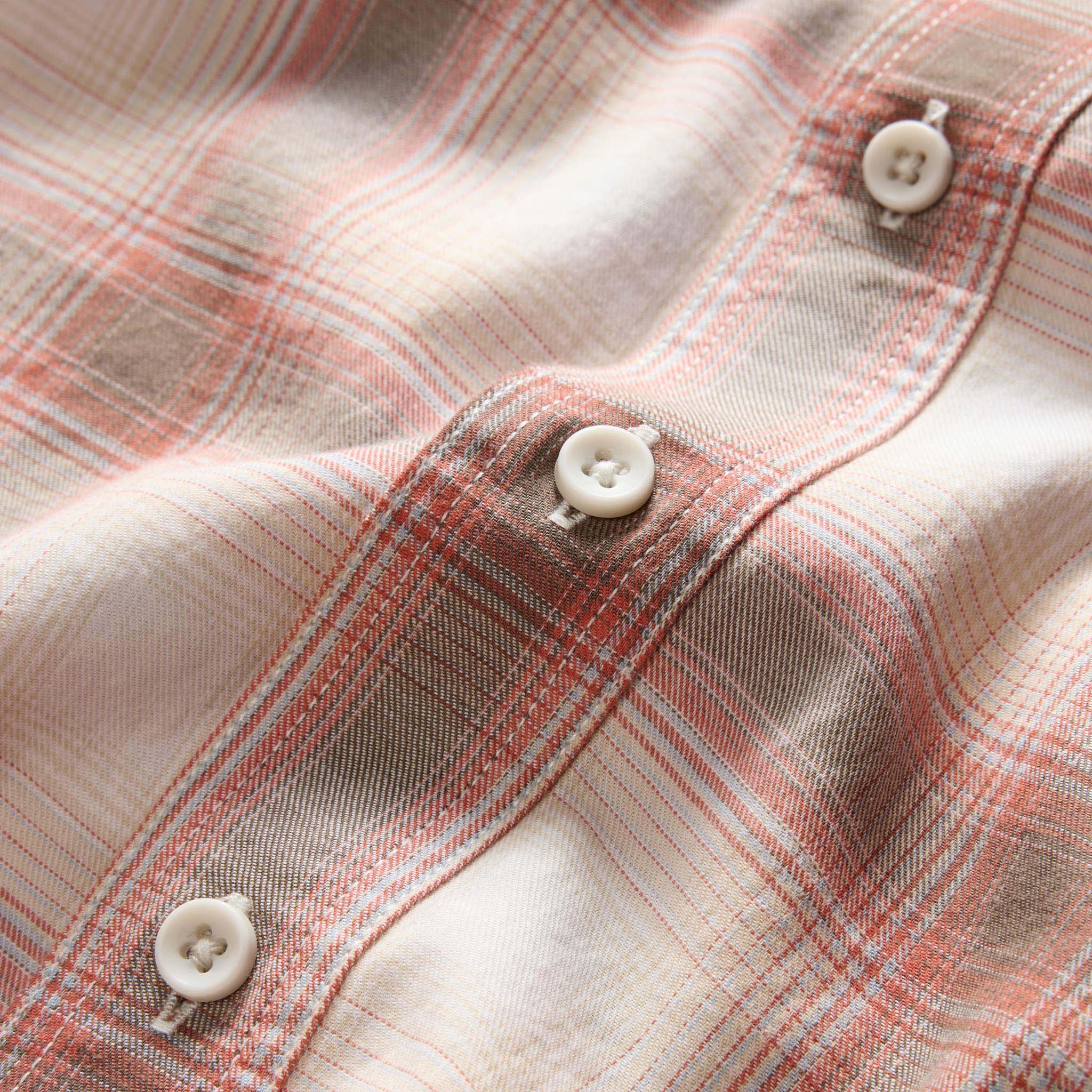 The Craftsman Shirt in Brick Shadow Plaid - Image 7