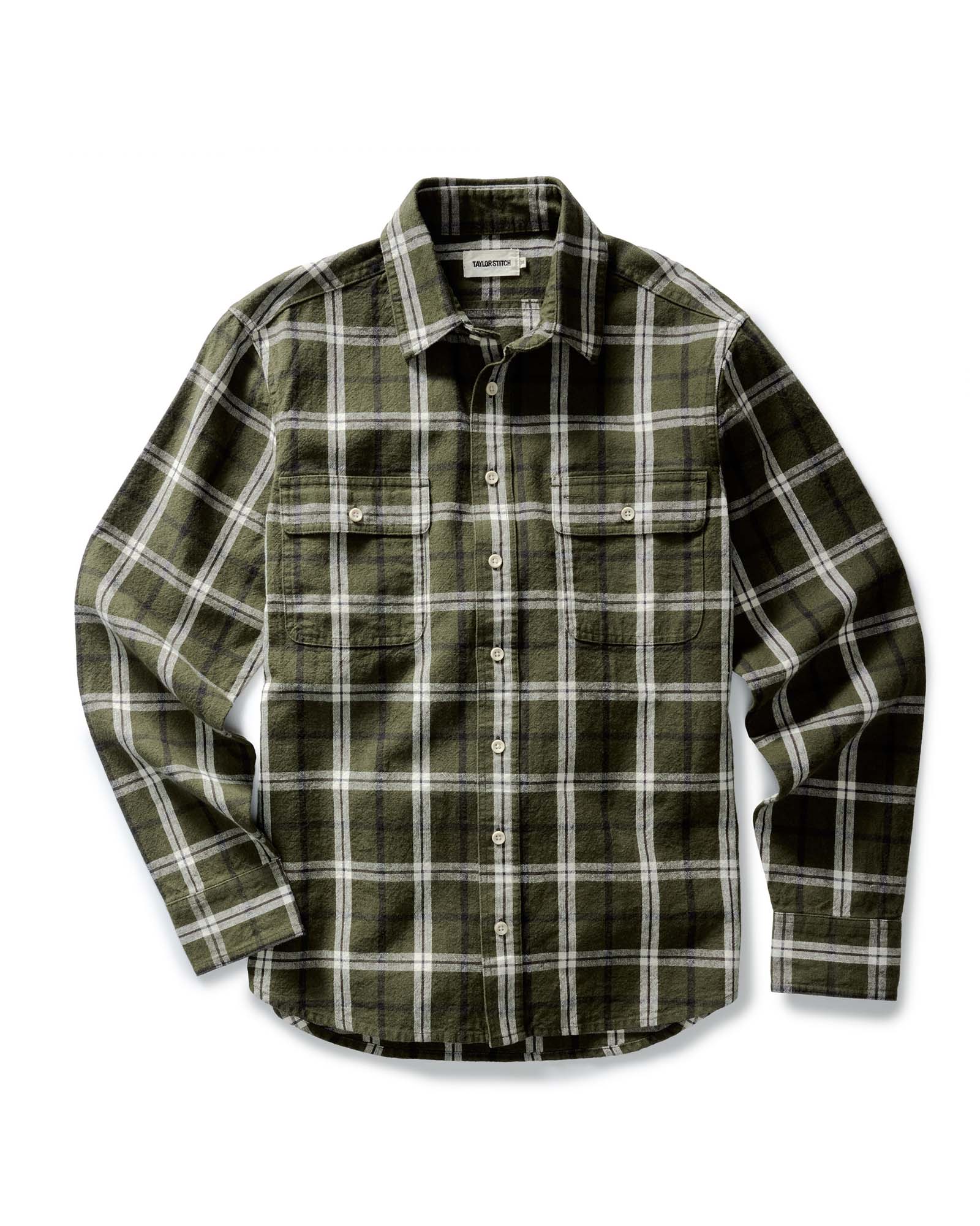 The Craftsman Shirt in Canteen Plaid Linen - Image 8