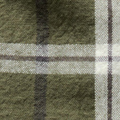 The Craftsman Shirt in Canteen Plaid Linen - Image 9