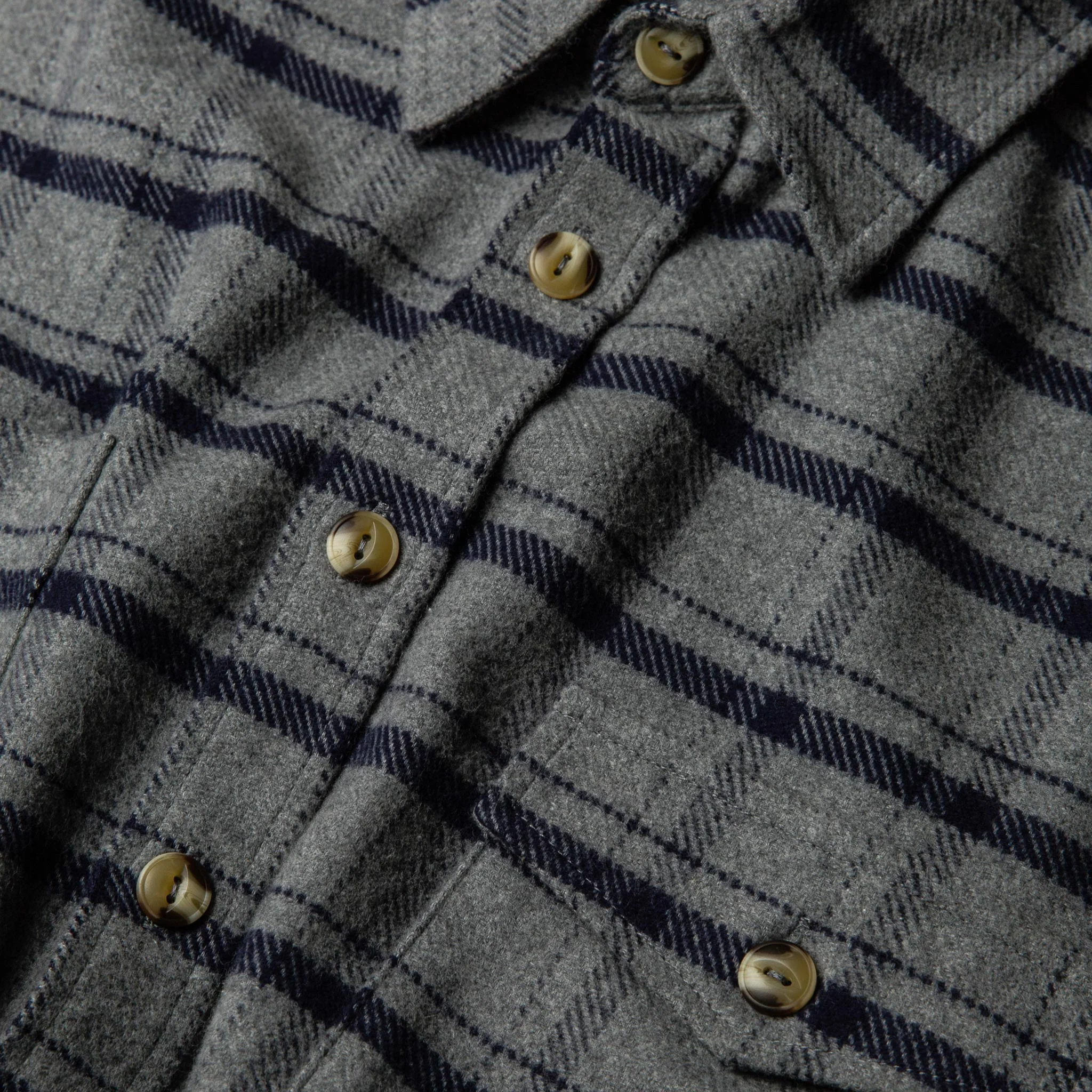 The Crater Shirt in Ash Plaid - Image 6