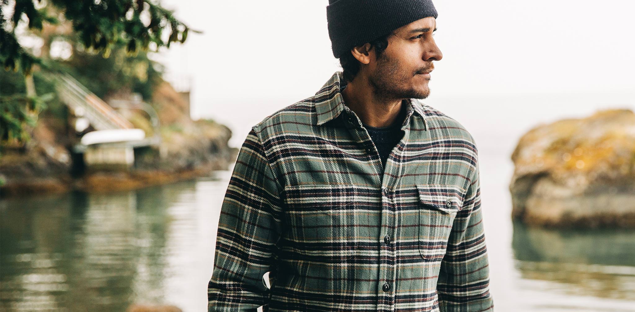 The Crater Shirt in Blue Plaid - Image 10