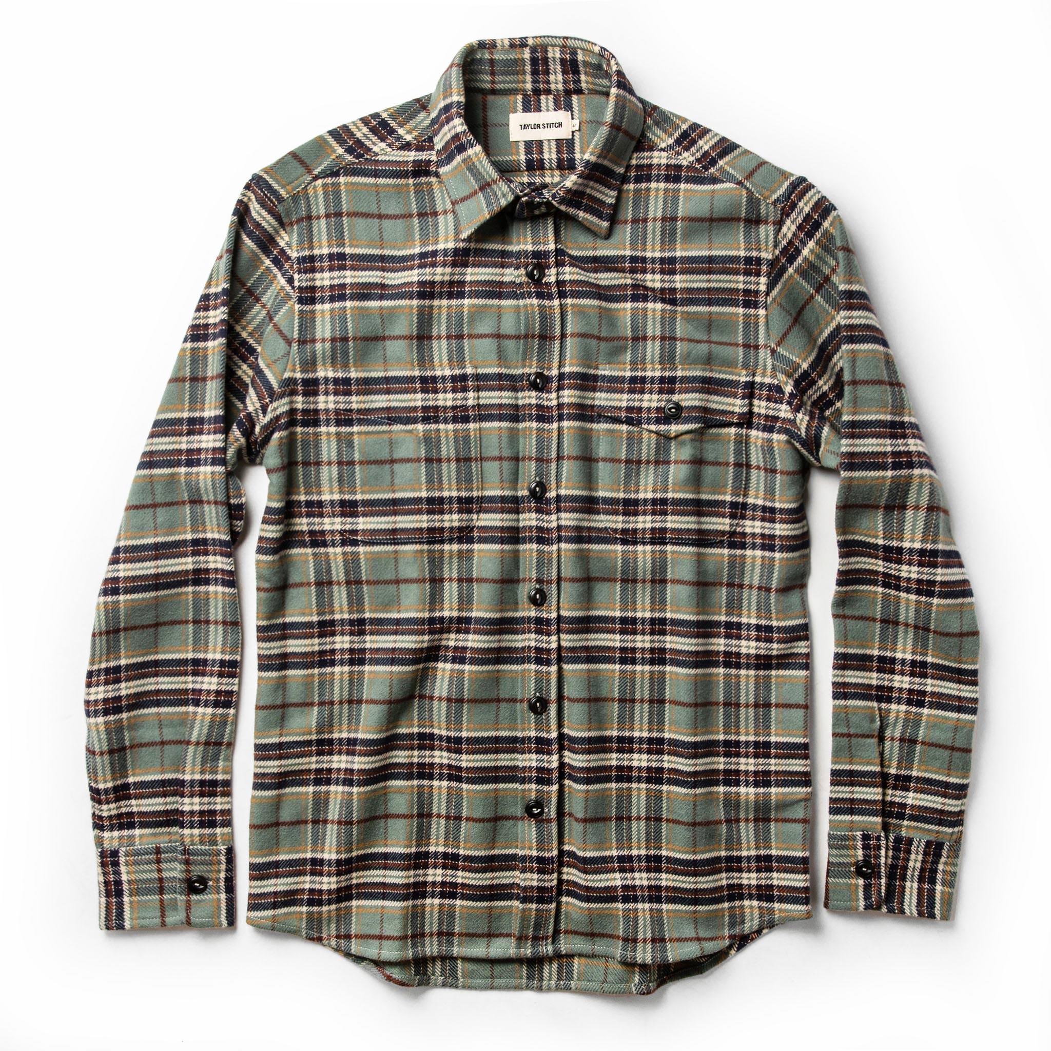 The Crater Shirt in Blue Plaid - Image 9