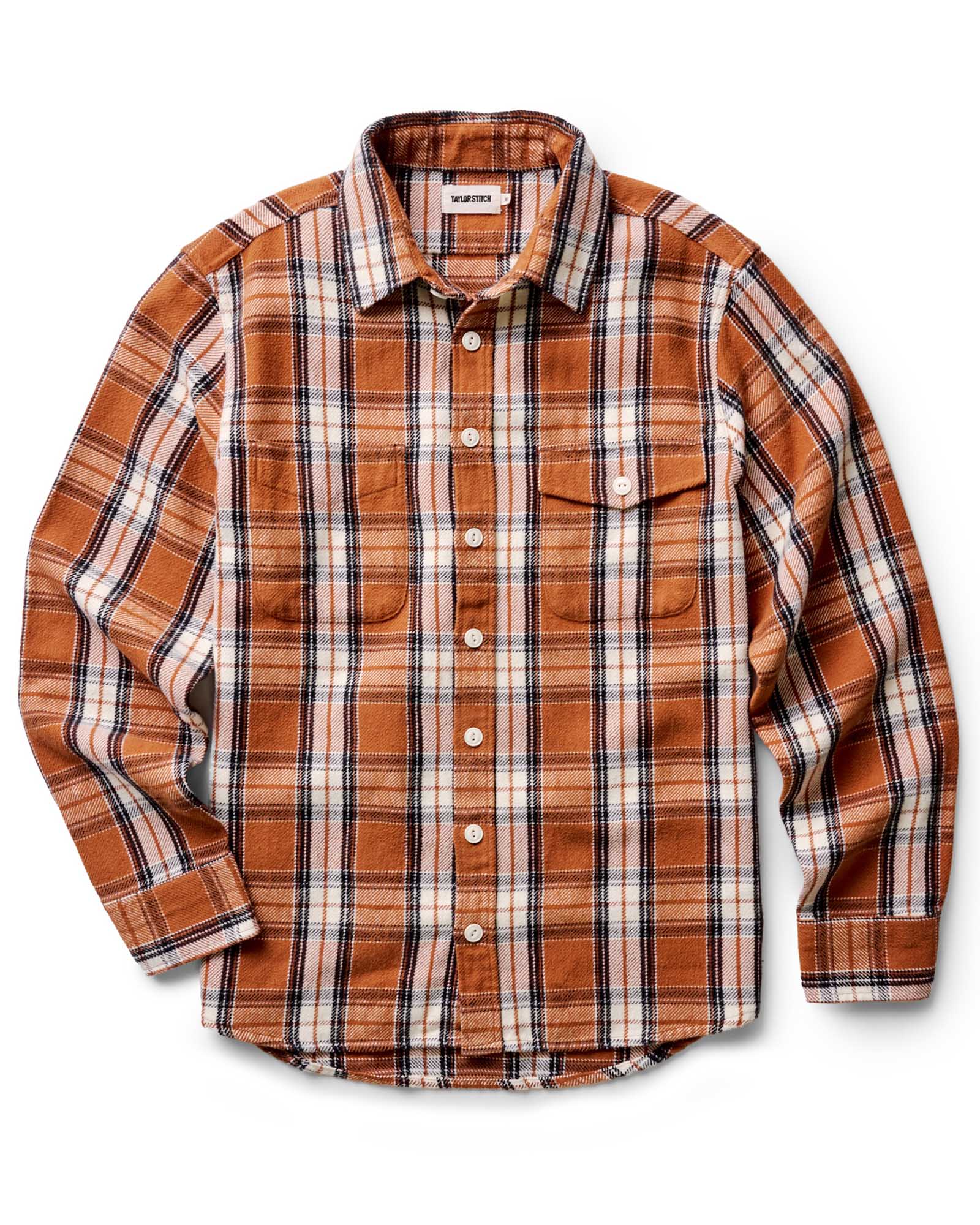 The Crater Shirt in Brick Plaid - Image 10