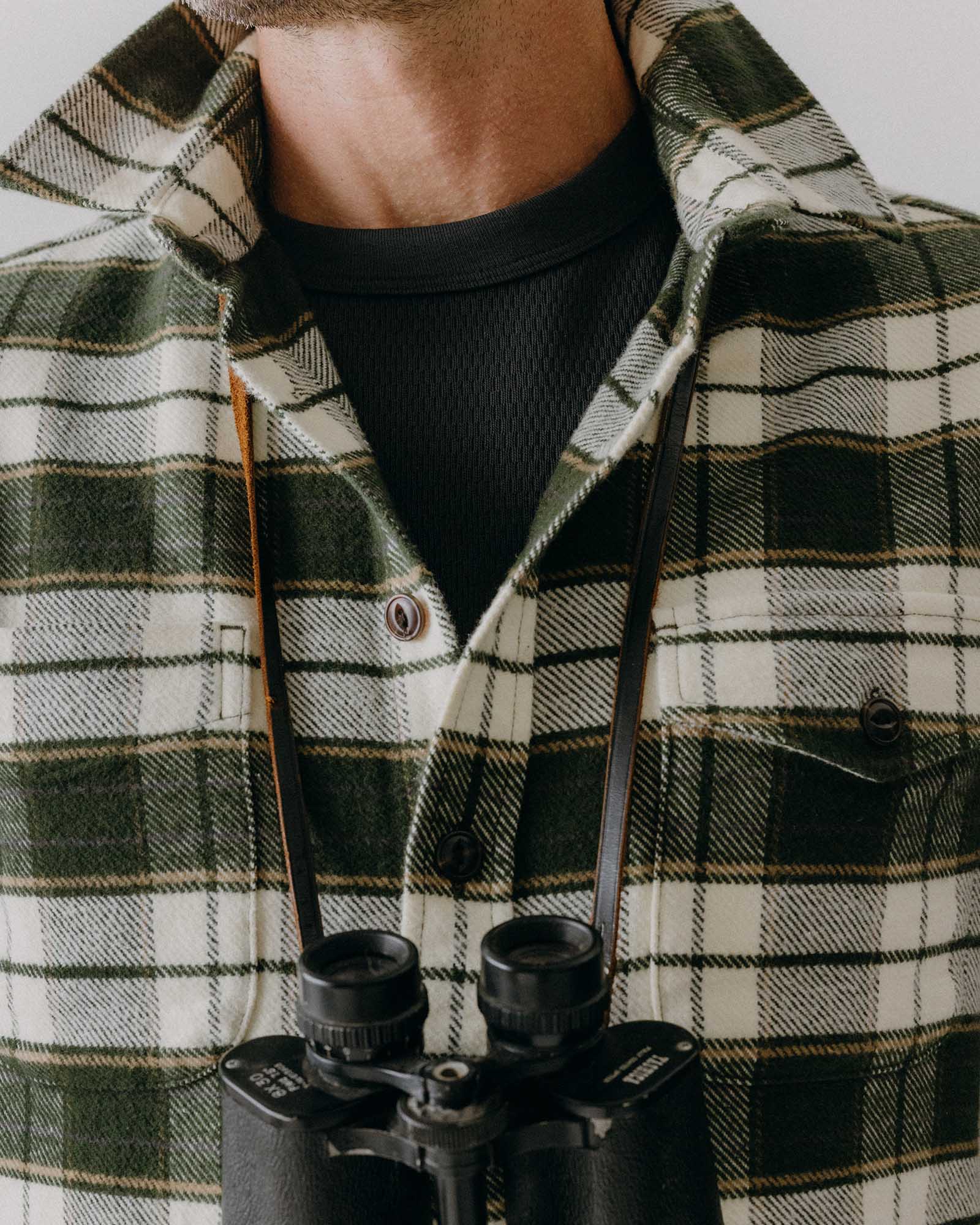 The Crater Shirt in Forest Plaid - Image 3