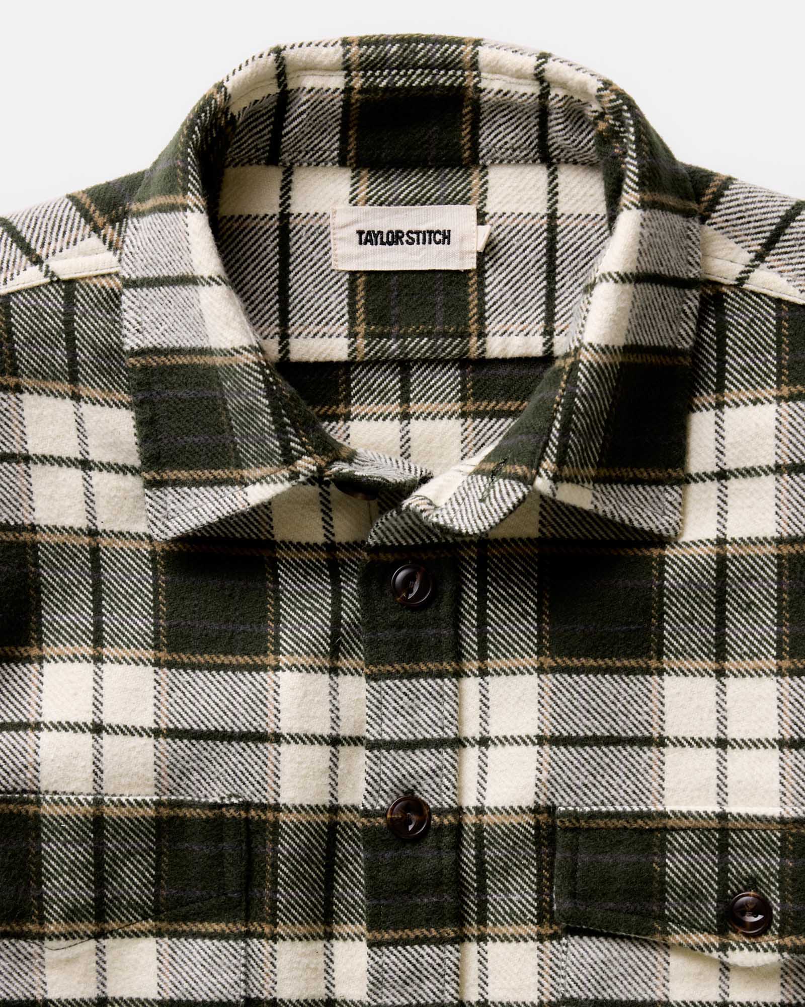 The Crater Shirt in Forest Plaid - Image 5