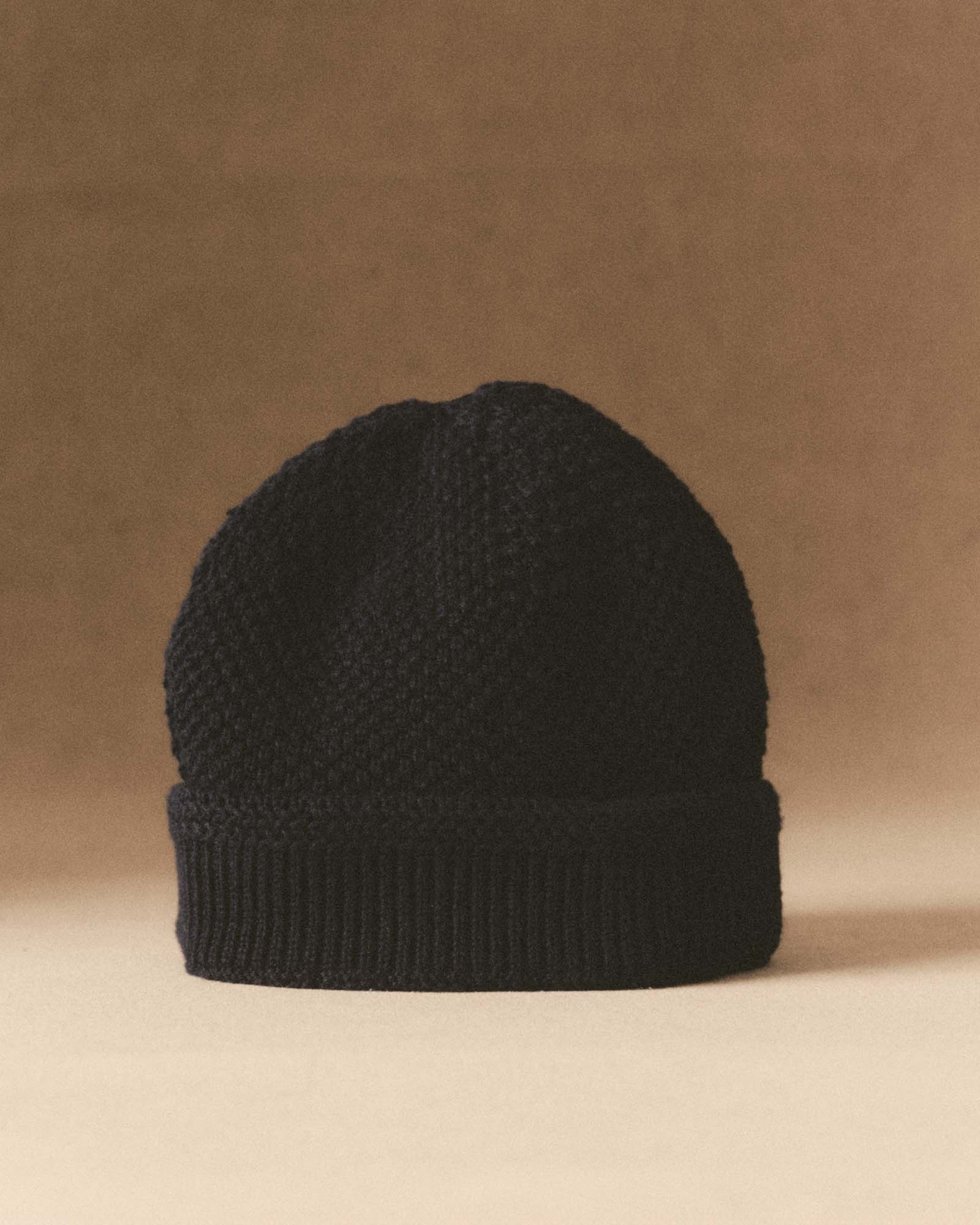 The Crawford Beanie in Navy - Image 2